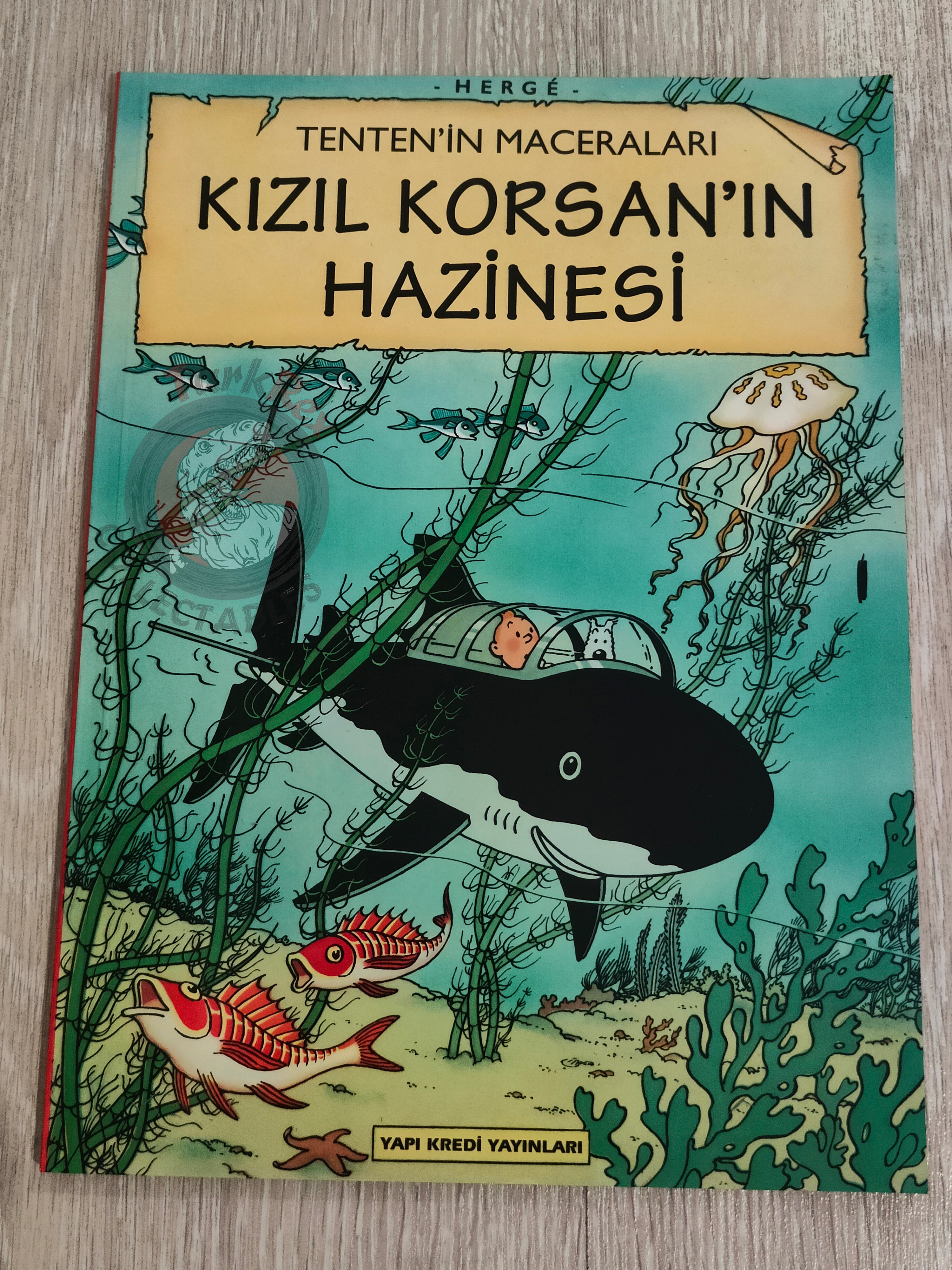 Tintin – Red Rackham's Treasure 1995 Turkish Edition Comic Turkey 1st YKY