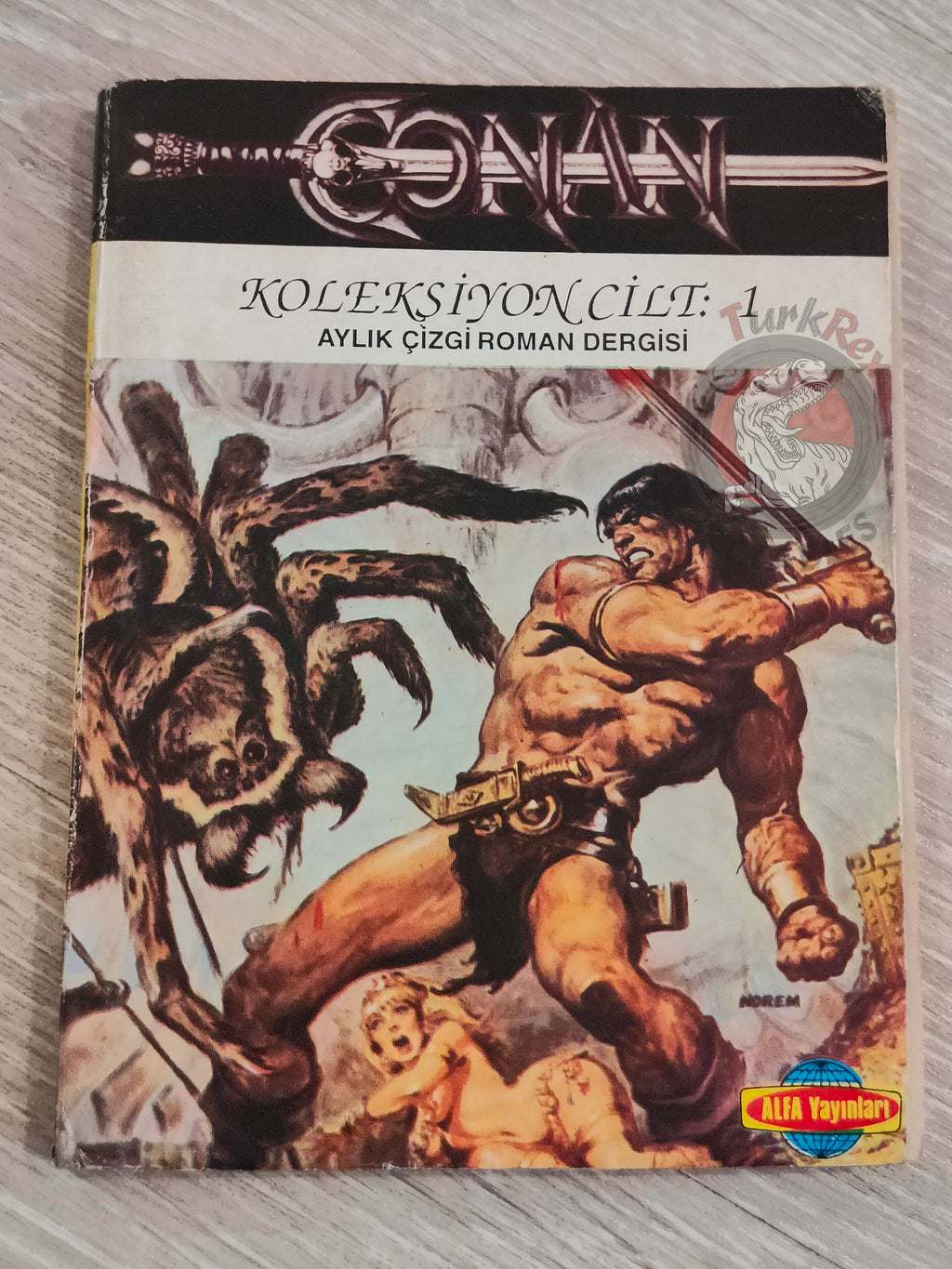 Conan The Barbarian #1 1994 #1-9  Turkish Comic Turkey