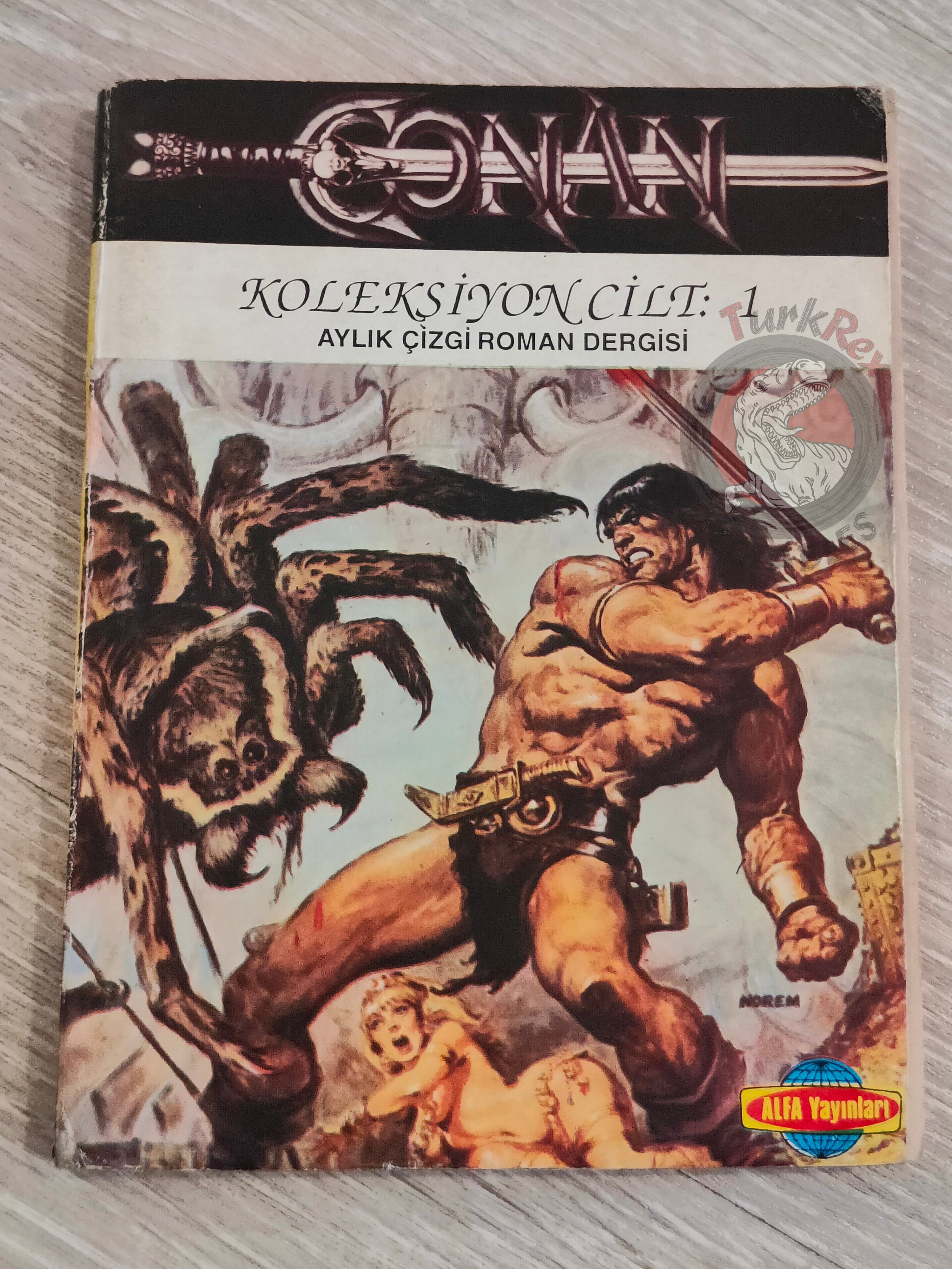 Conan The Barbarian #1 1994 #1-9  Turkish Comic Turkey