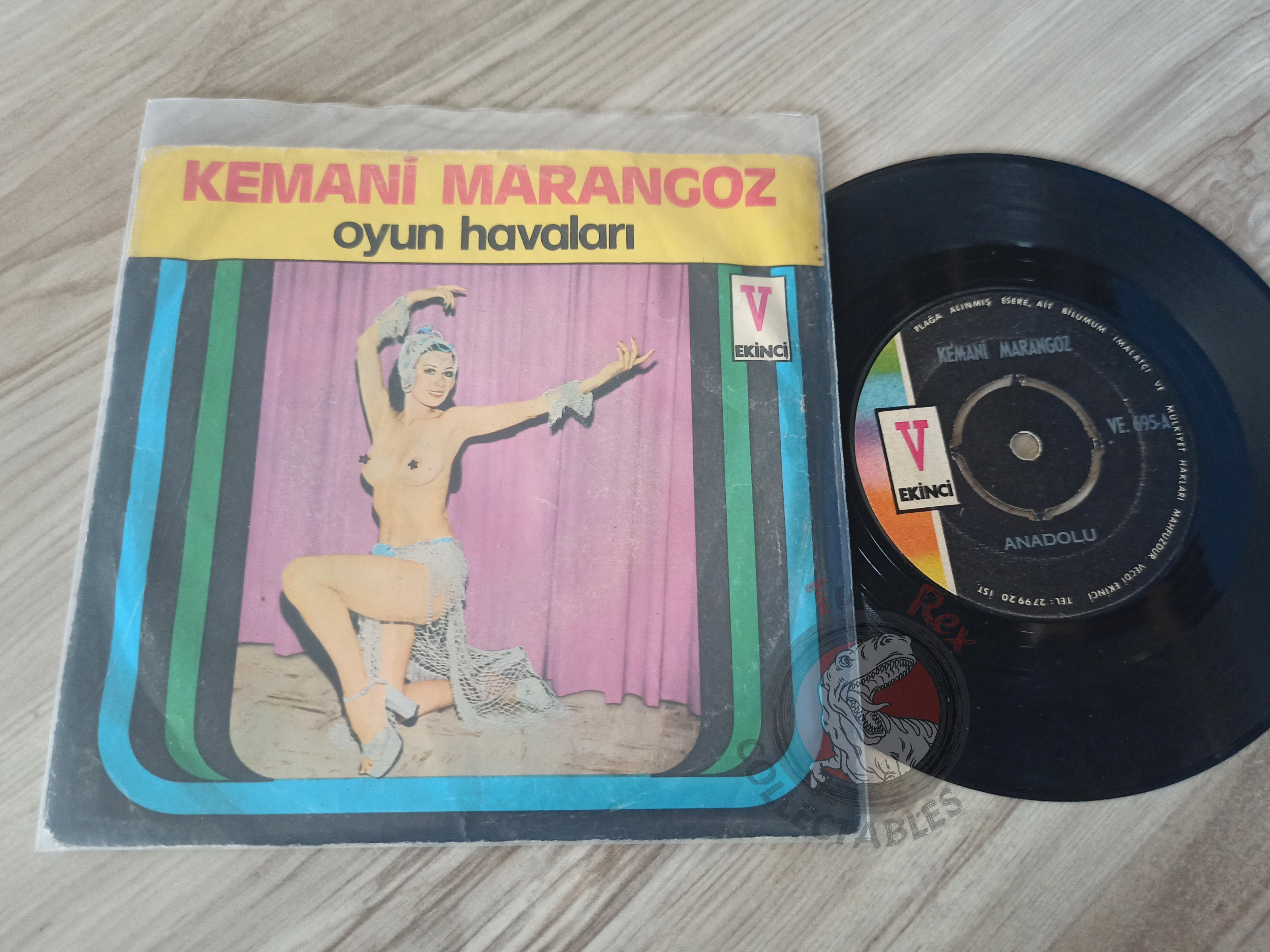 Kemani Marangoz – Oyun Havaları 7" Turkish Pressing Vinyl Turkey Edition Belly Dance