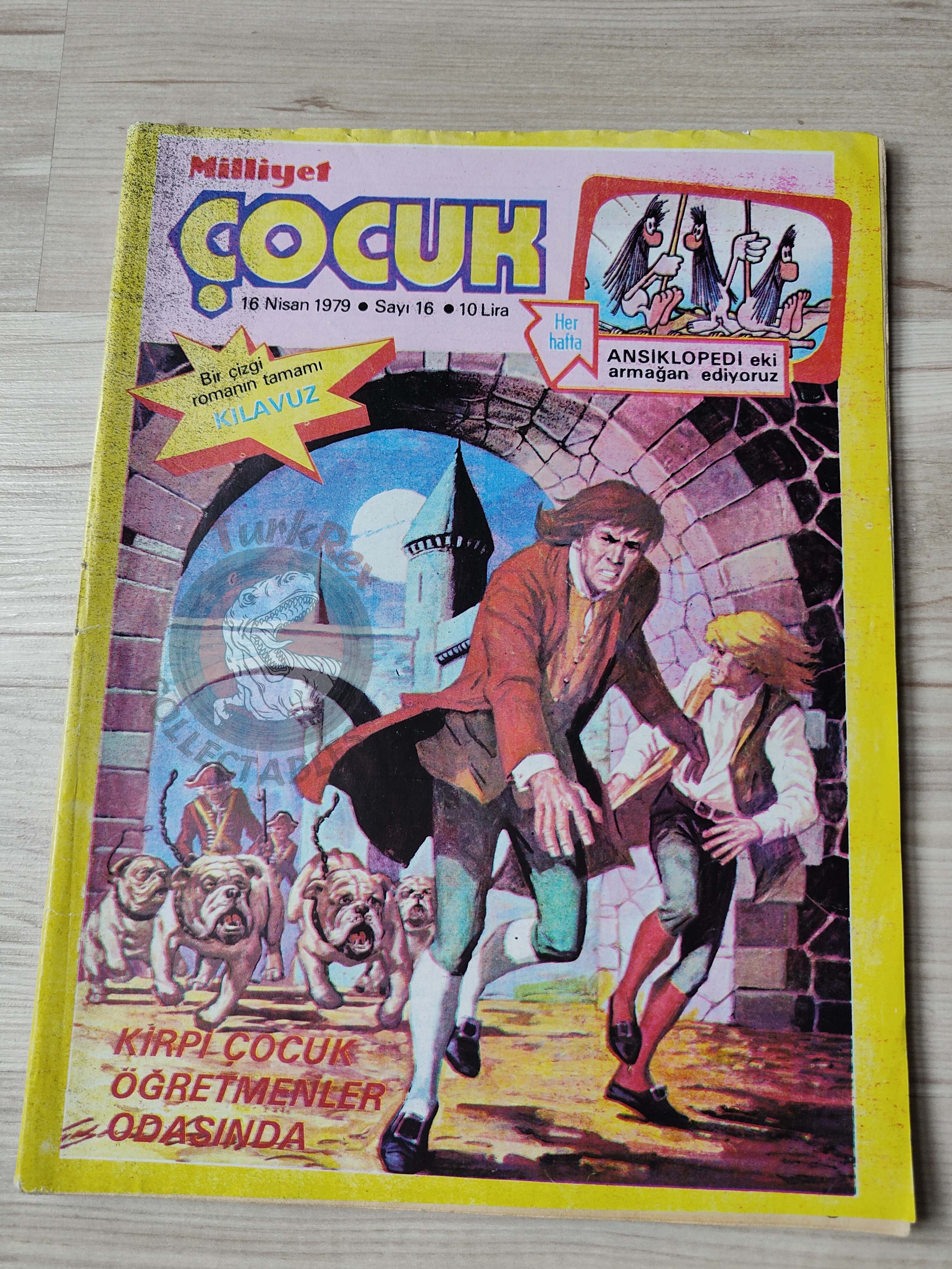 Milliyet Çocuk #16 1979 Turkish Comic Turkey Joyas Literarias Juveniles #57 Fenimore Cooper