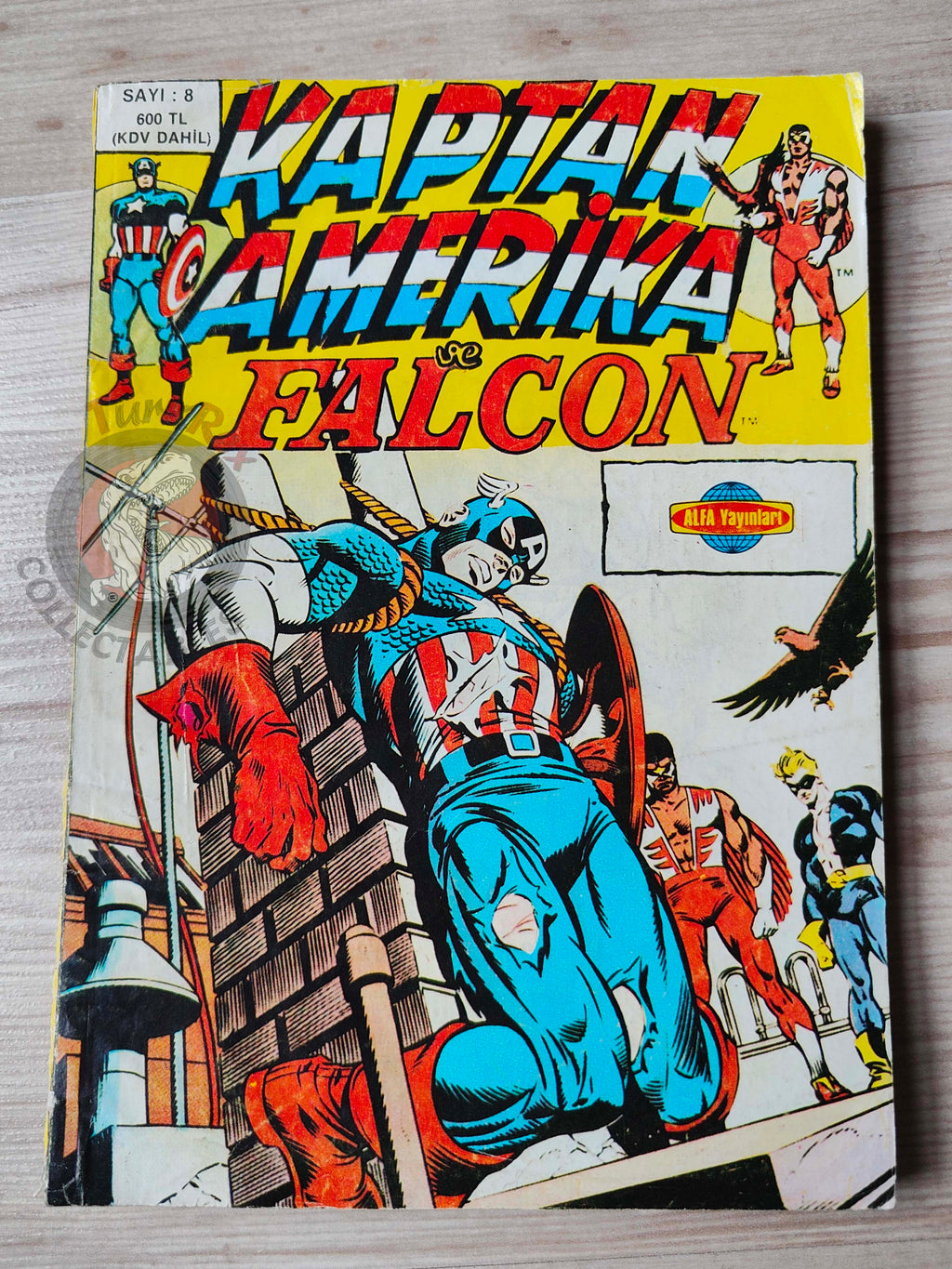 Captain America – Issue #8 1988 Turkish Comic Turkey #183 #184 #185 #186