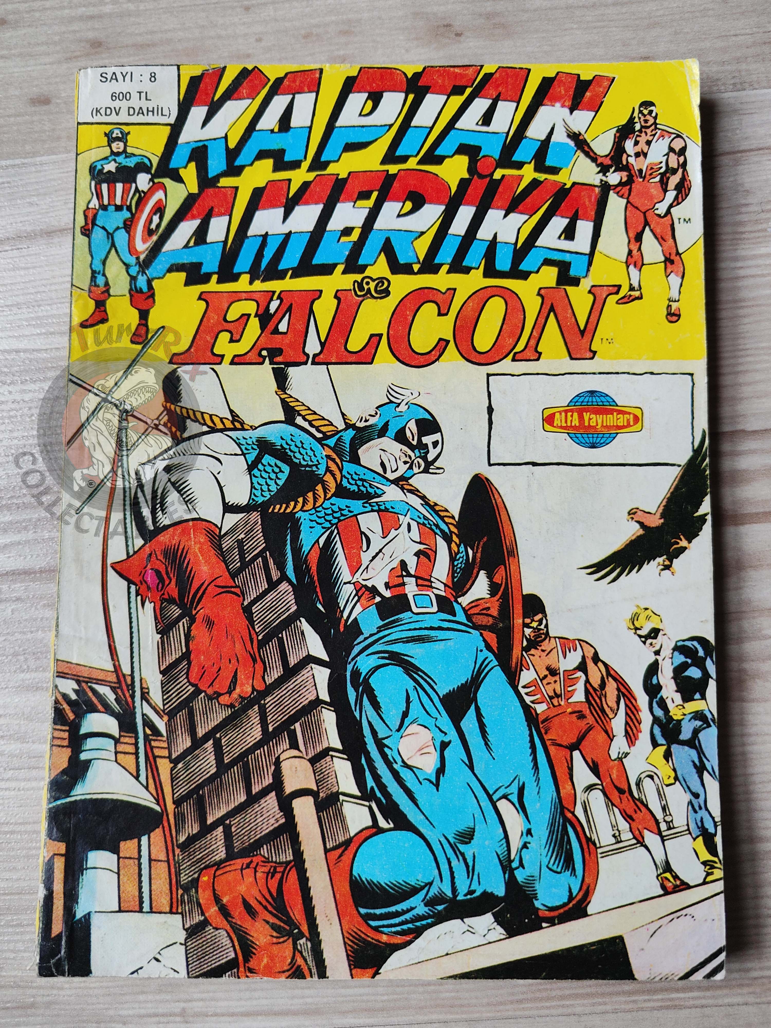 Captain America – Issue #8 1988 Turkish Comic Turkey #183 #184 #185 #186