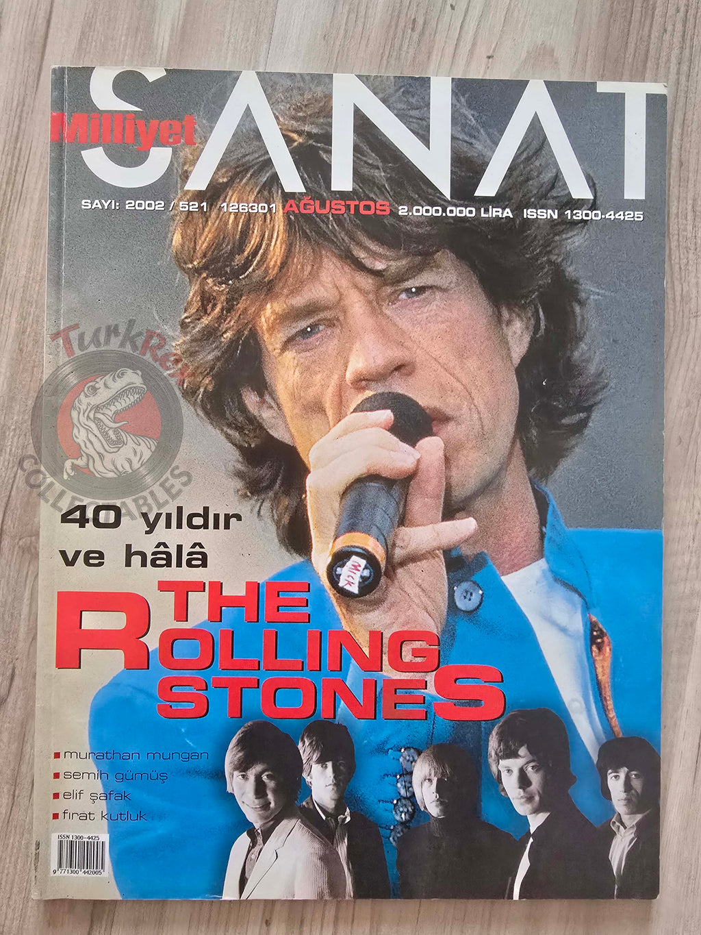 Milliyet Sanat Magazin 2002 40 Years and Still The Rolling Stones Turkish Mag Turkey Nicolas Cage