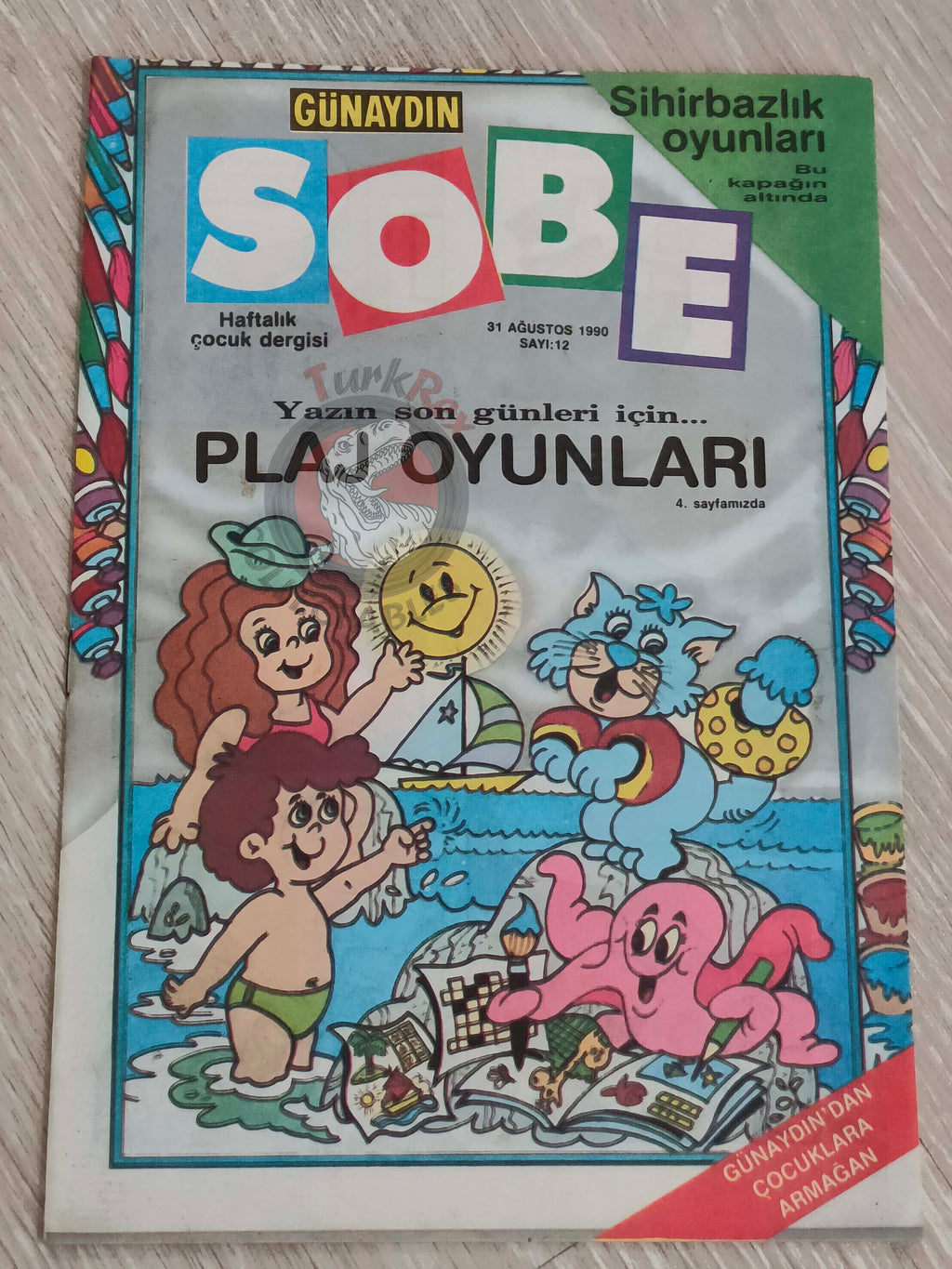 Sobe #2 He-Man Masters of the Universe 1990 Turkish Comic Turkey  Sesame Street Conan