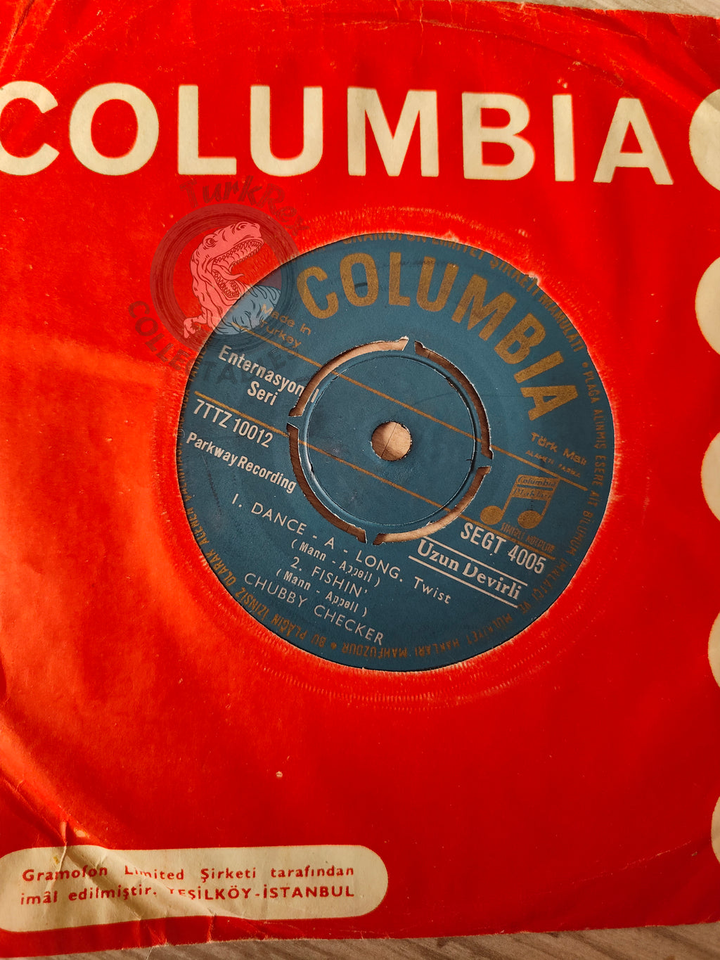 Chubby Checker – The Hully Gully  7" Turkish Pressing Vinyl Turkey Edition