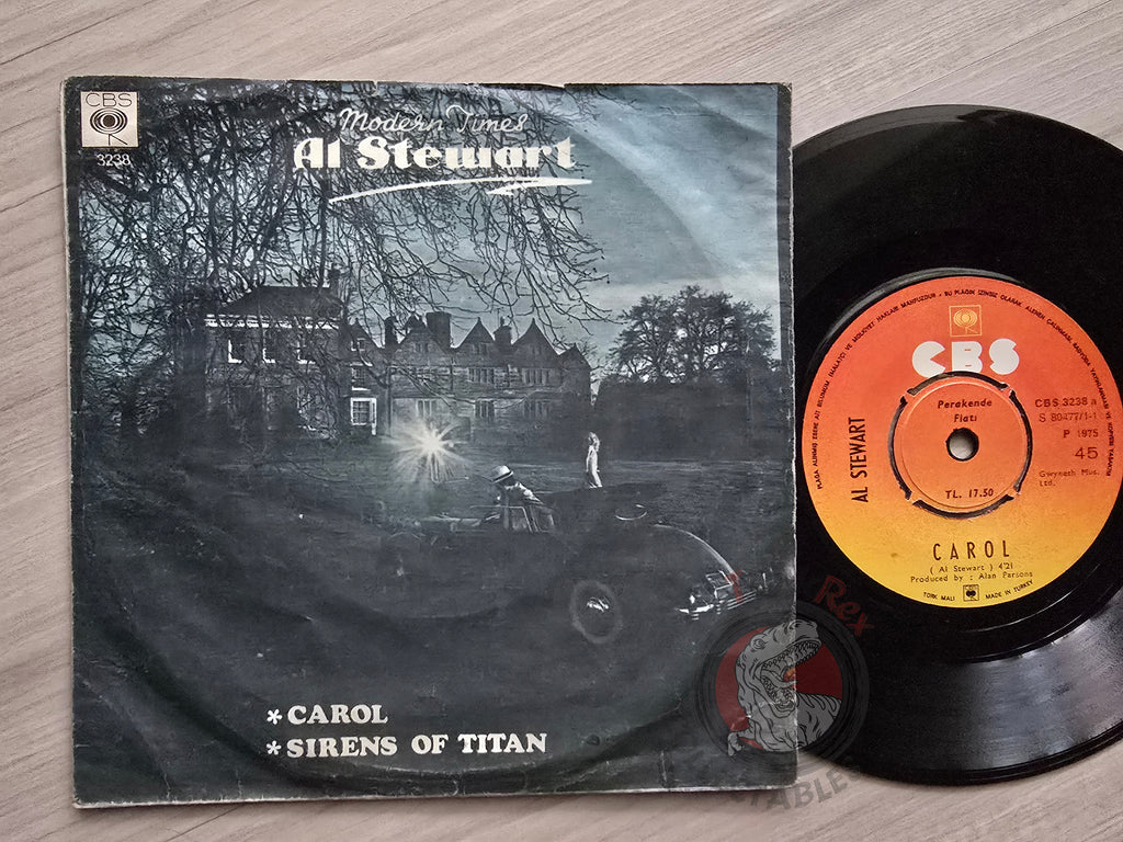 Al Stewart – Carol 7" Turkish Pressing Vinyl Turkey Edition