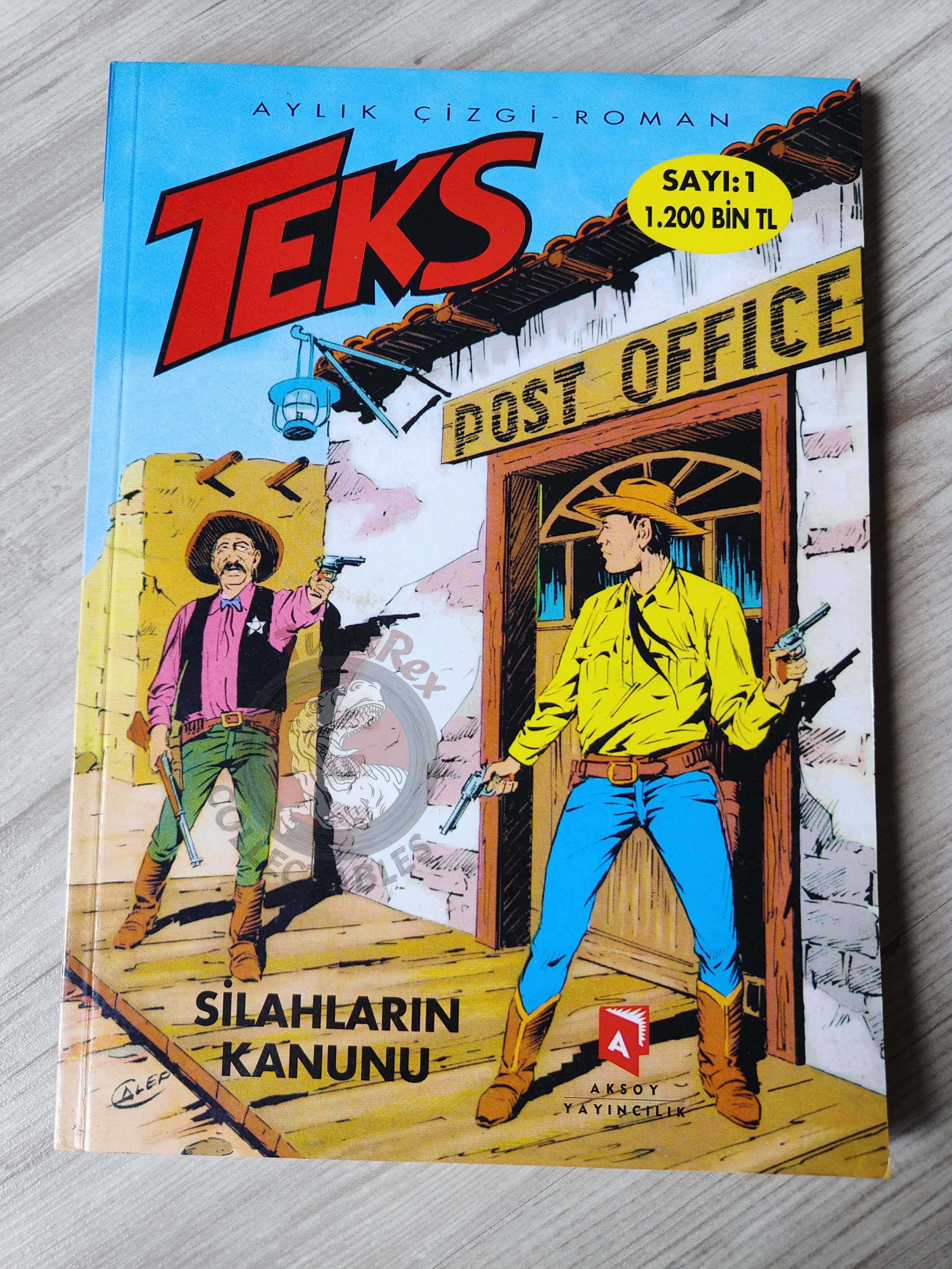 Tex #1 La Legge Della Colt 2000 Turkish Comic Turkey Bonelli Teks Willer