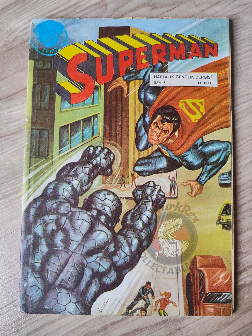 Superman #7 1979 Turkish Comic Turkey #329 Superboy #232 Fuss Pot Norman Mansbridge