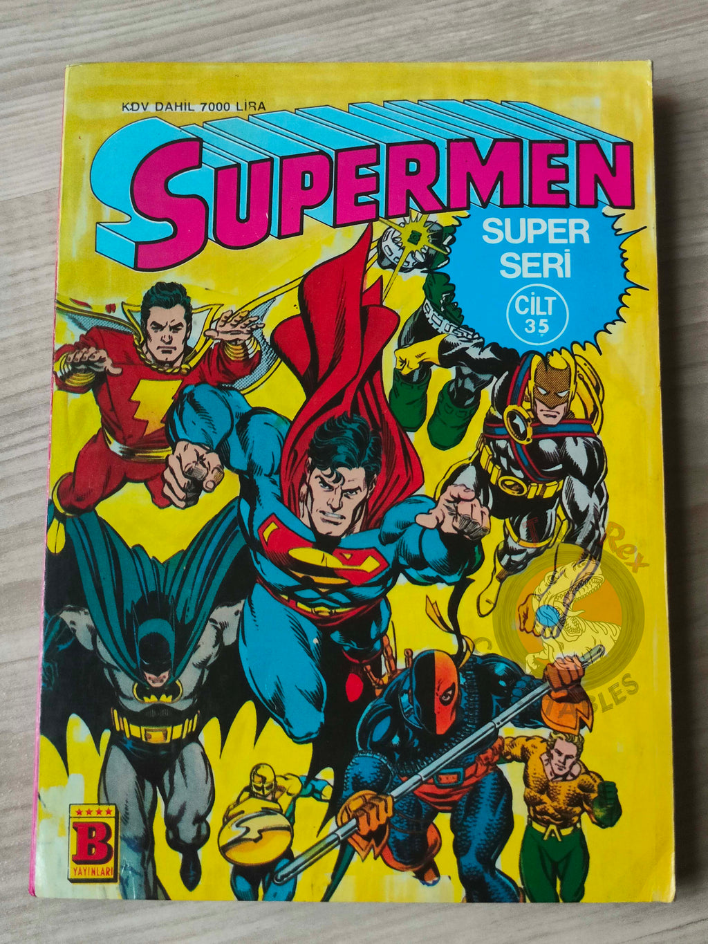 Superman Vol #35 1992 Turkish Comic Turkey #65 vs. Muhammad Ali Supergirl Batman