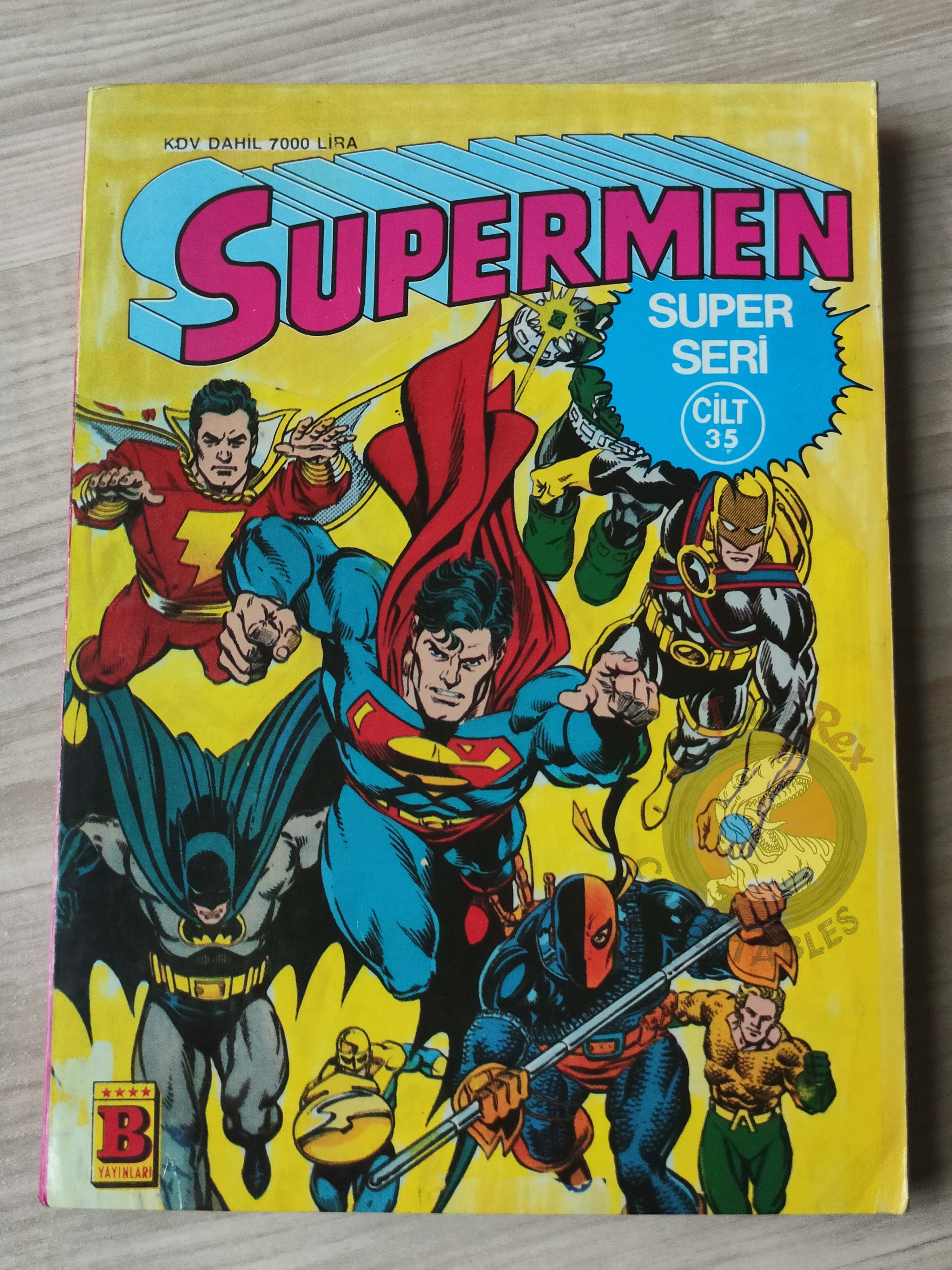 Superman Vol #35 1992 Turkish Comic Turkey #65 vs. Muhammad Ali Supergirl Batman