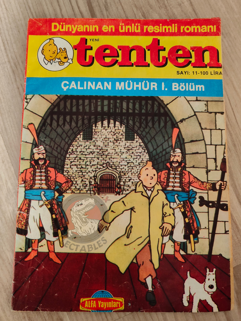 Tintin – King Ottokar’s Sceptre 1980s Turkish Edition Comic Turkey A
