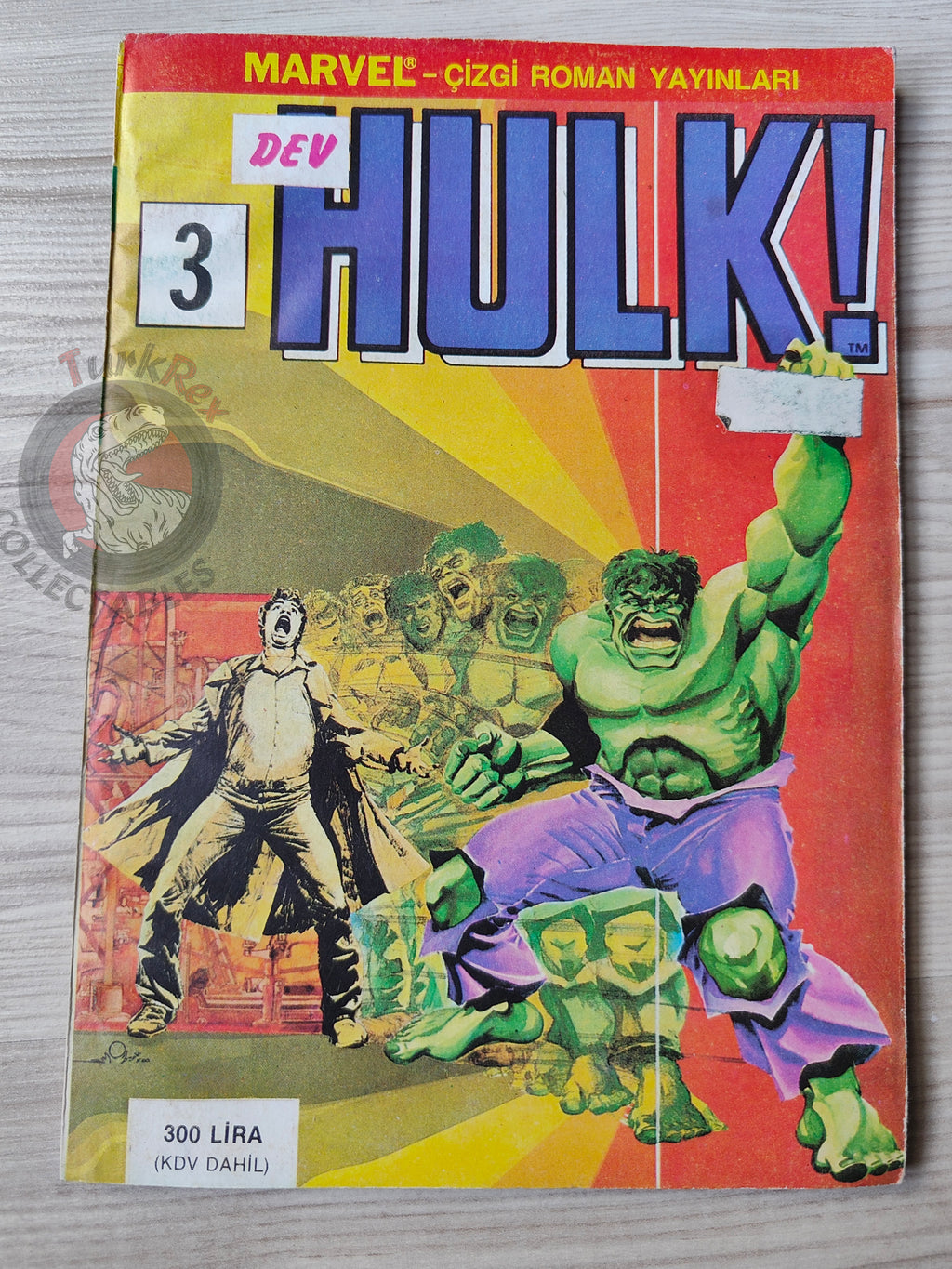 Hulk #3 1987 Turkish Comic Turkey cover #23