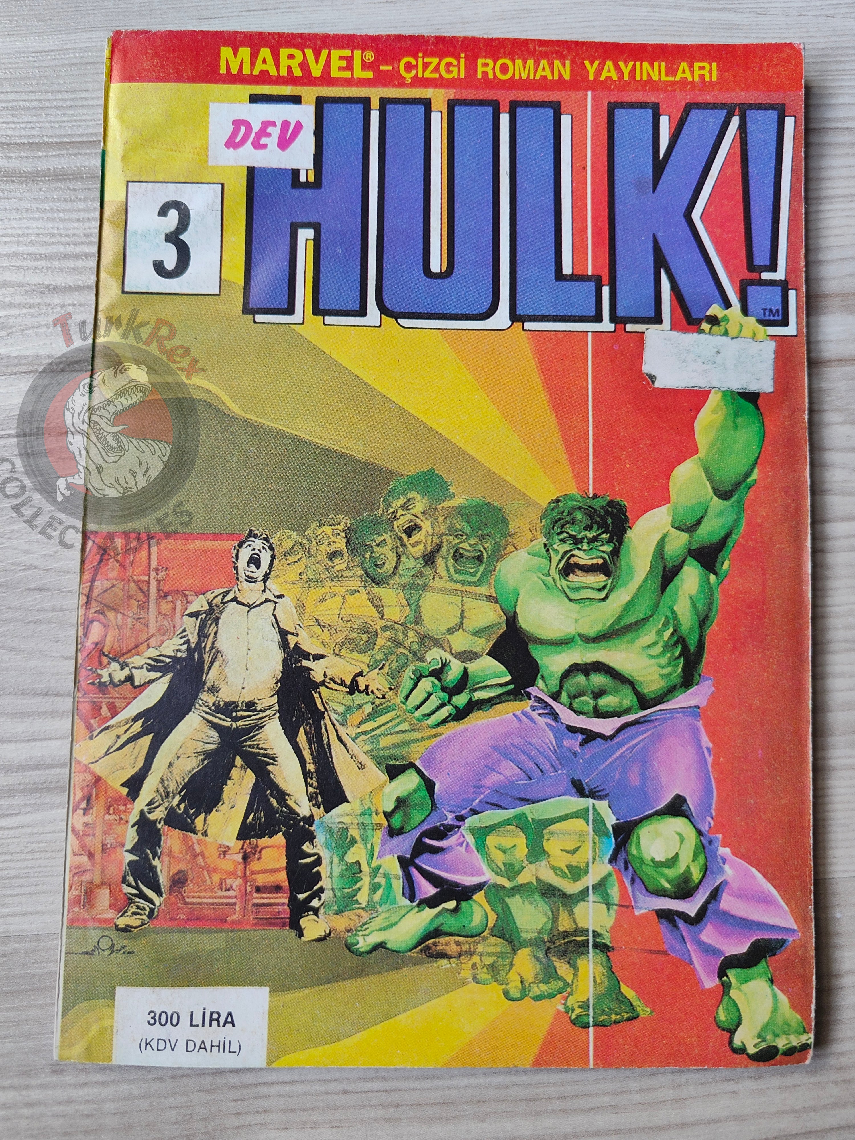 Hulk #3 1987 Turkish Comic Turkey cover #23