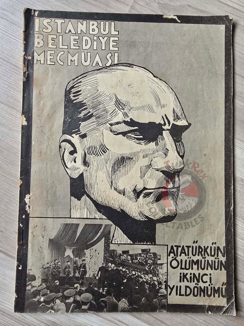 Second Anniversary of the Death of Mustafa Kemal Atatürk 1940 Turkish Mag Turkey