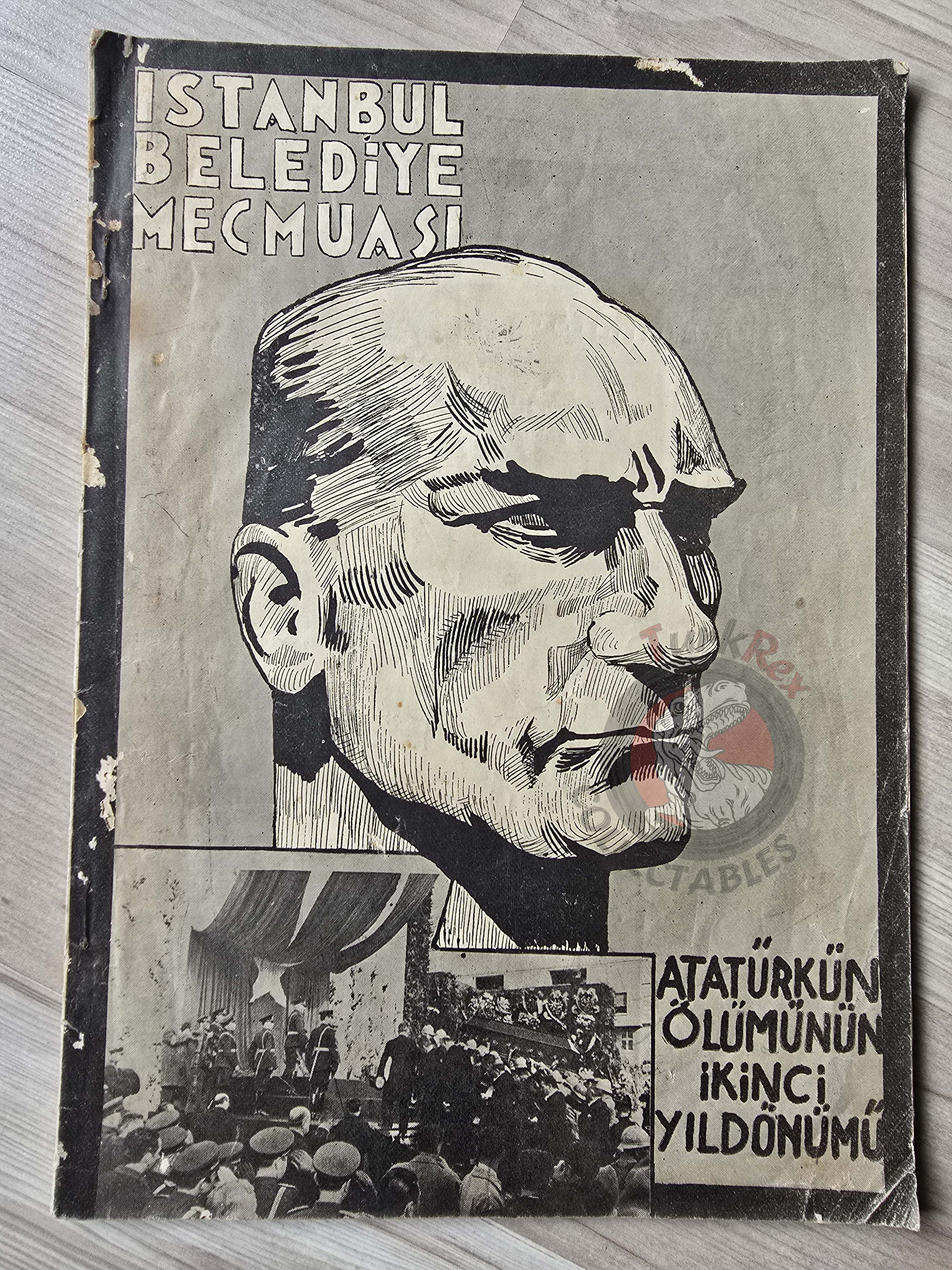Second Anniversary of the Death of Mustafa Kemal Atatürk 1940 Turkish Mag Turkey