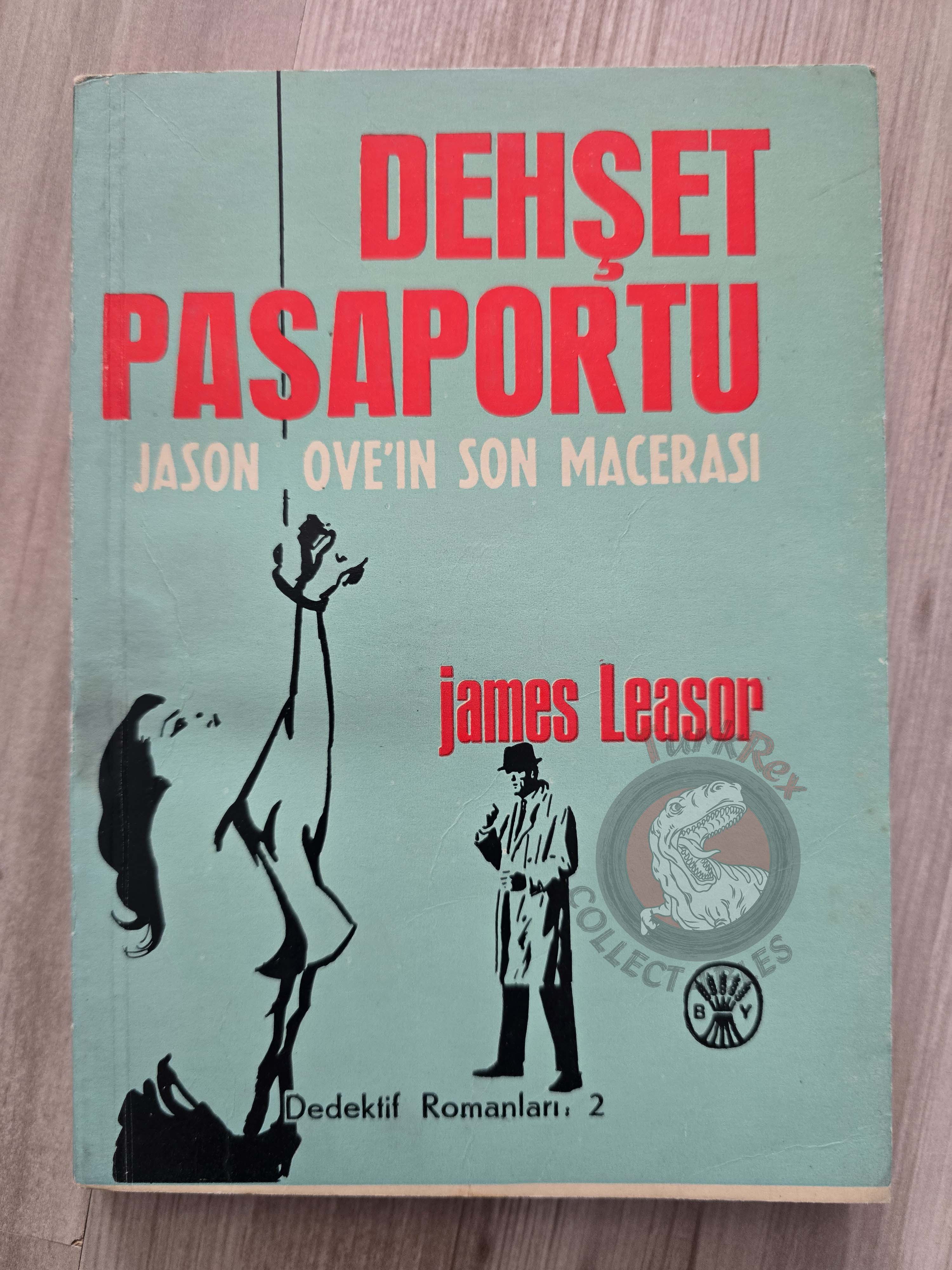 James Leasor – The Passport in Suspense 1967 1st Turkish Book Turkey Jason Love