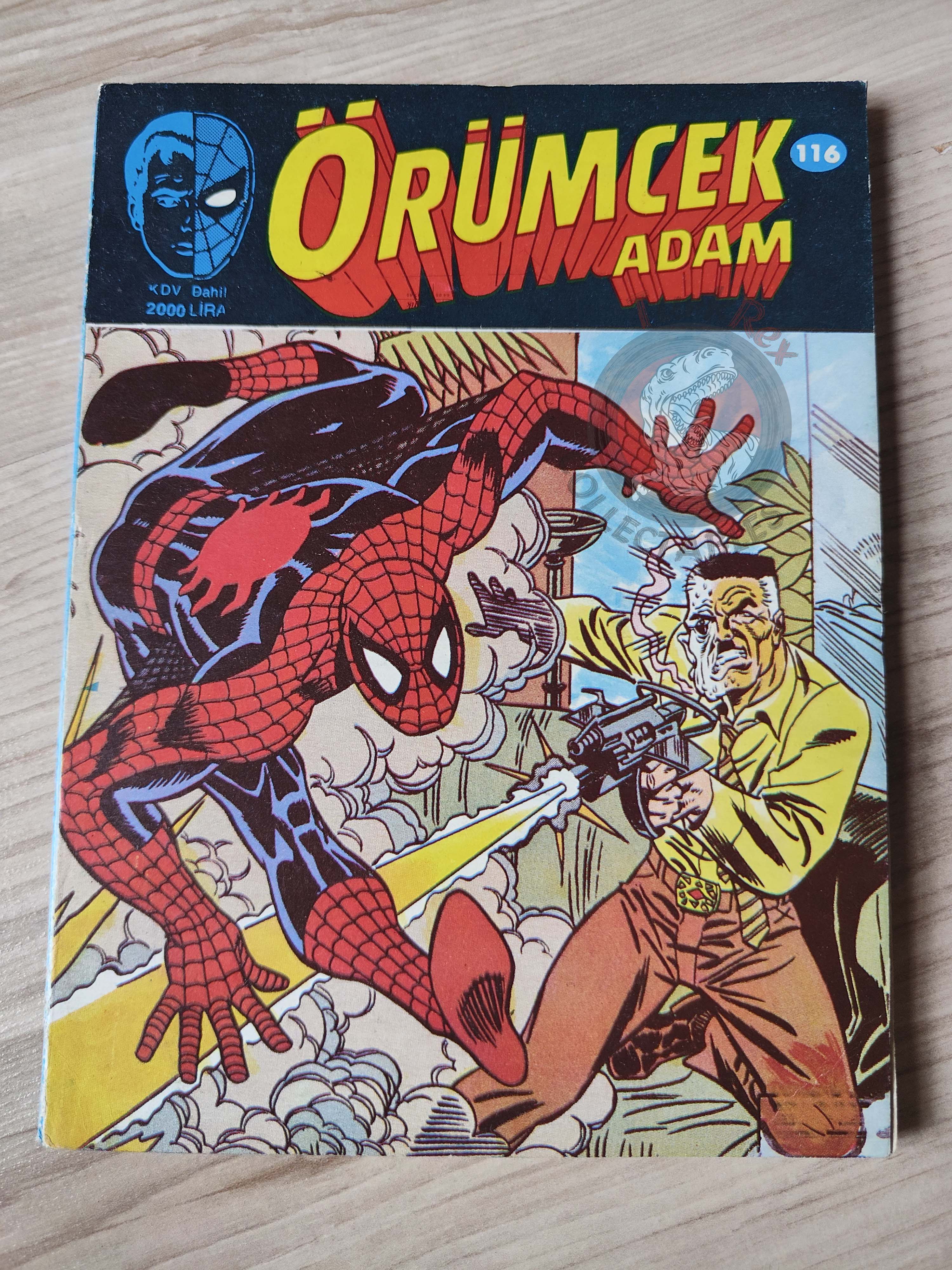 Spider-Man #116 1990 Turkish Comic Turkey Web of #52 #54 Spectacular #149 Hulk #263 Amazing #314