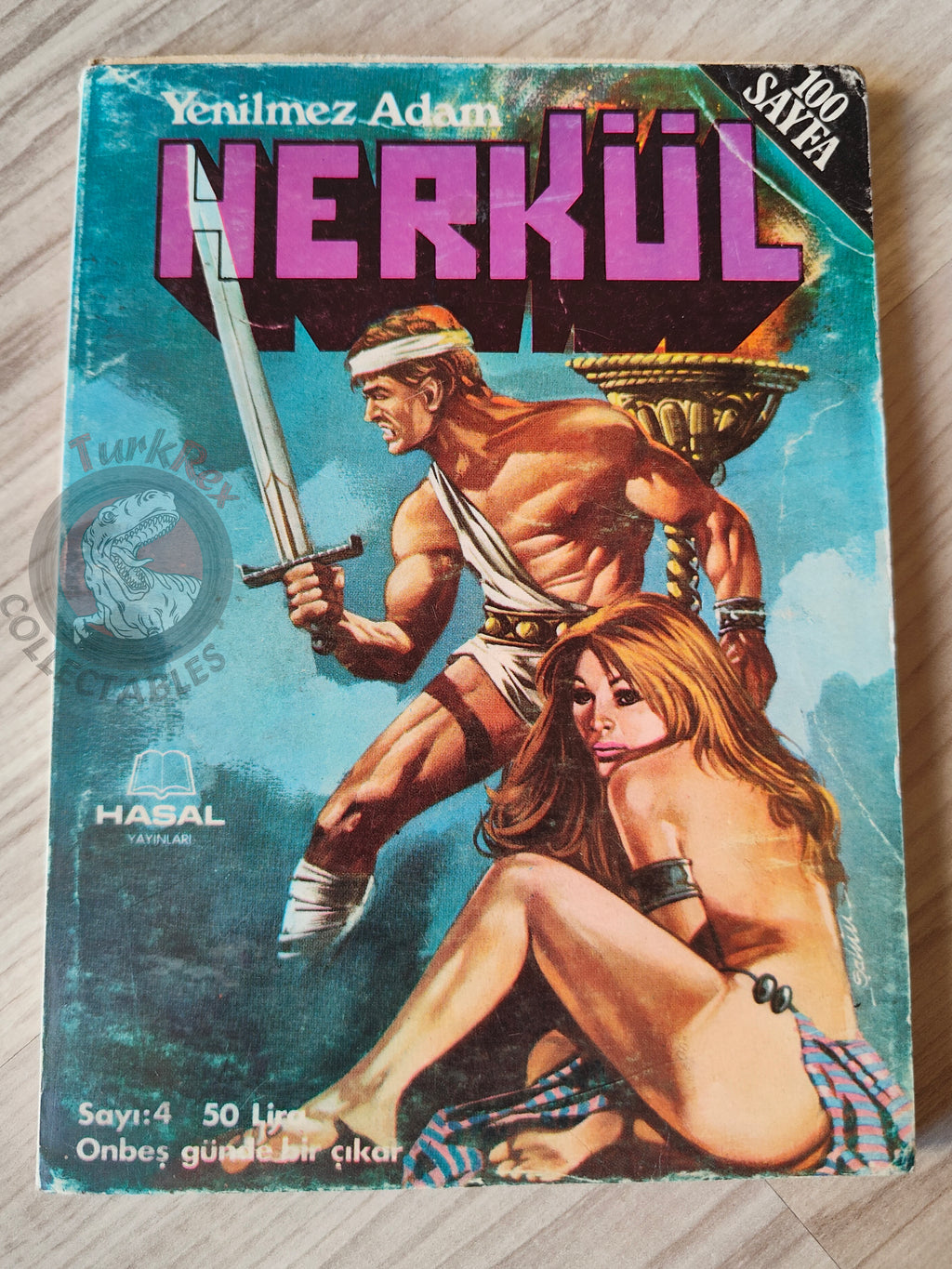 Herkül #4 1981 Turkish Comic Turkey Hercules Tottenham United