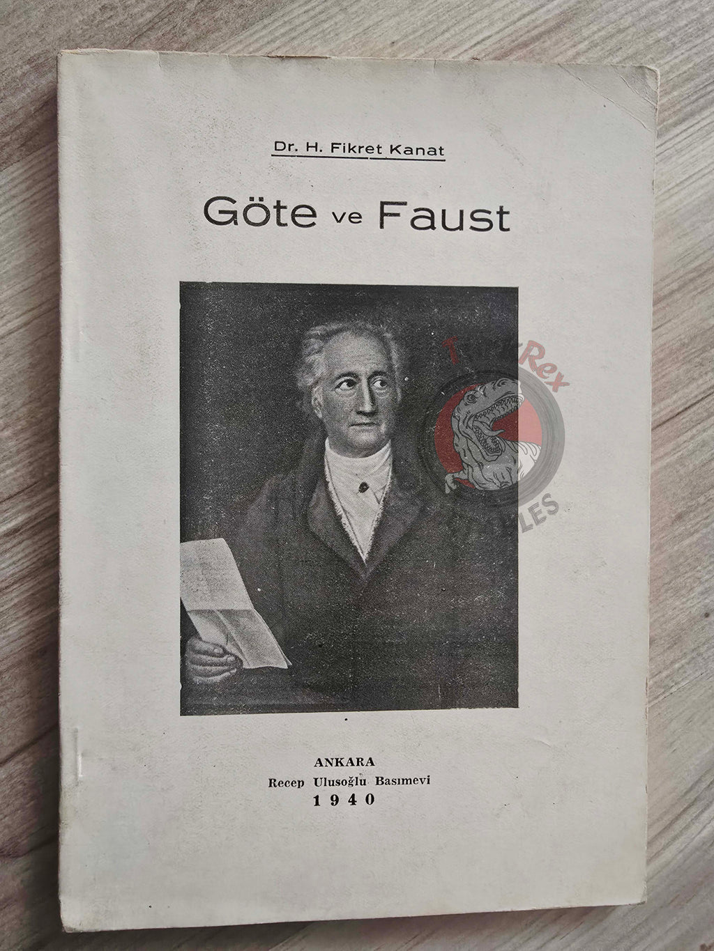 Johann Wolfgang von Goethe and Faust 1940 Turkish Book Turkey