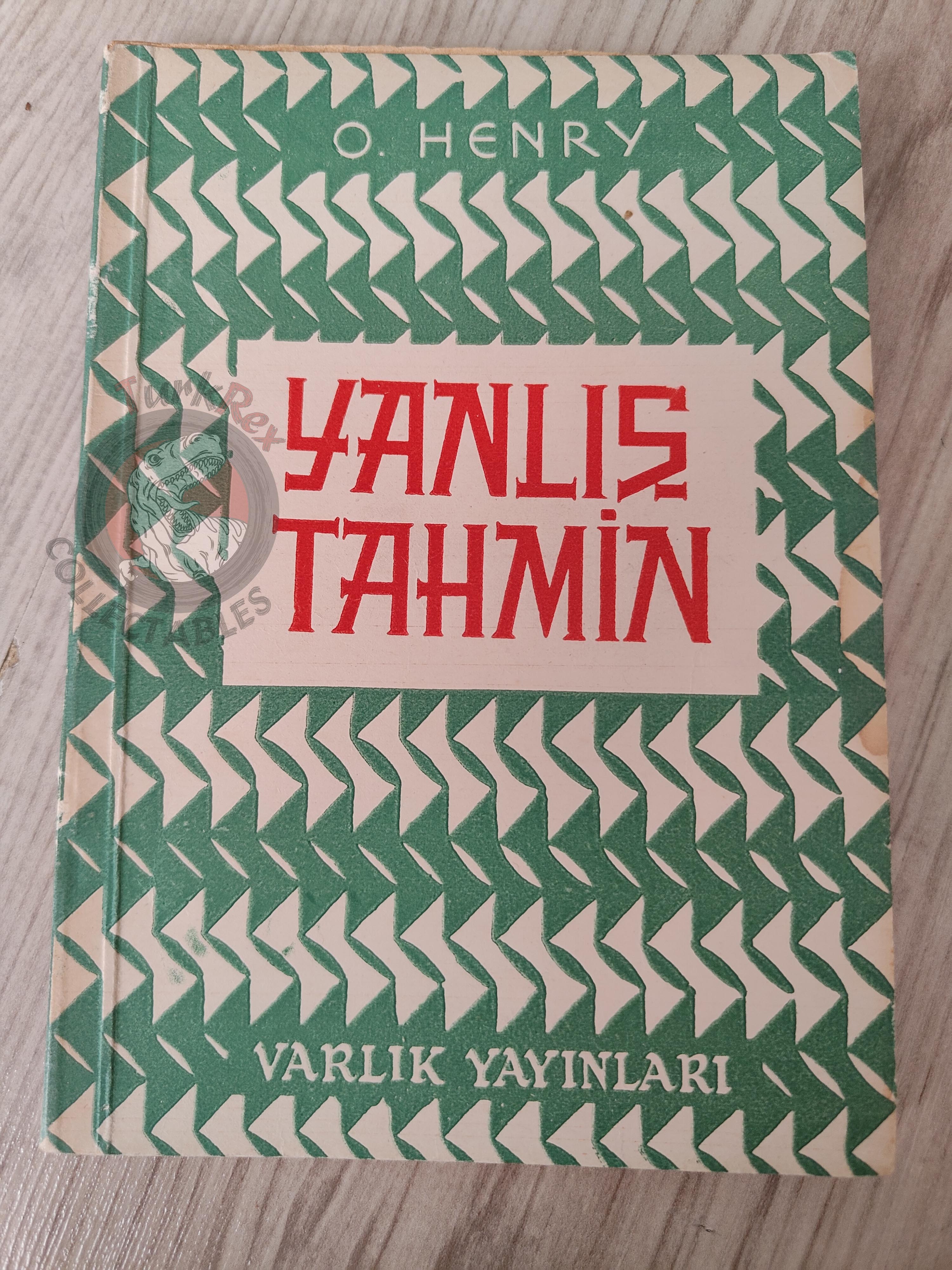 O. Henry (William Sydney Porter) – A Poor Rule 1957 1st Turkish Book Turkey