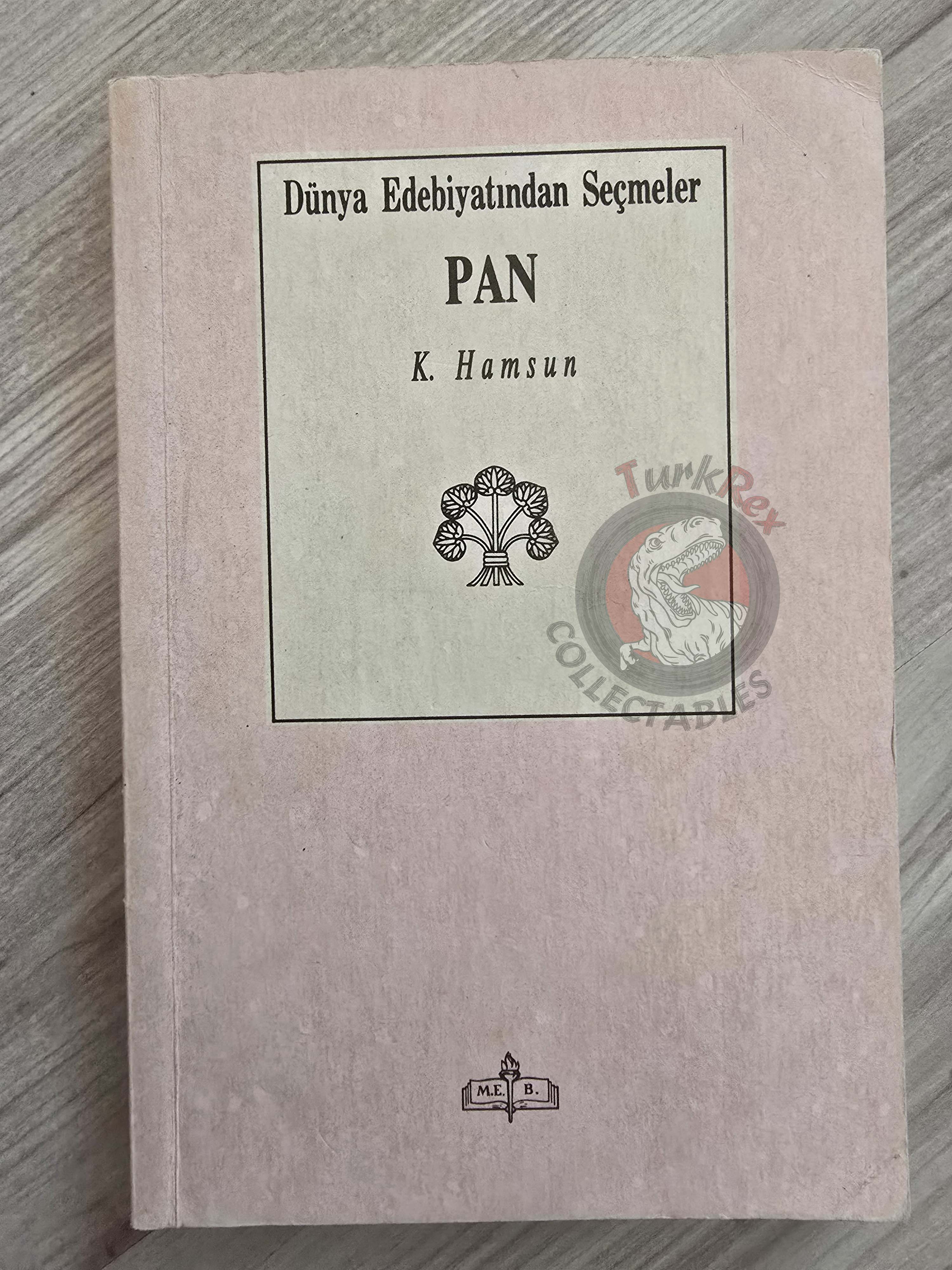 Knut Hamsun – Pan 1991 Turkish Book Turkey