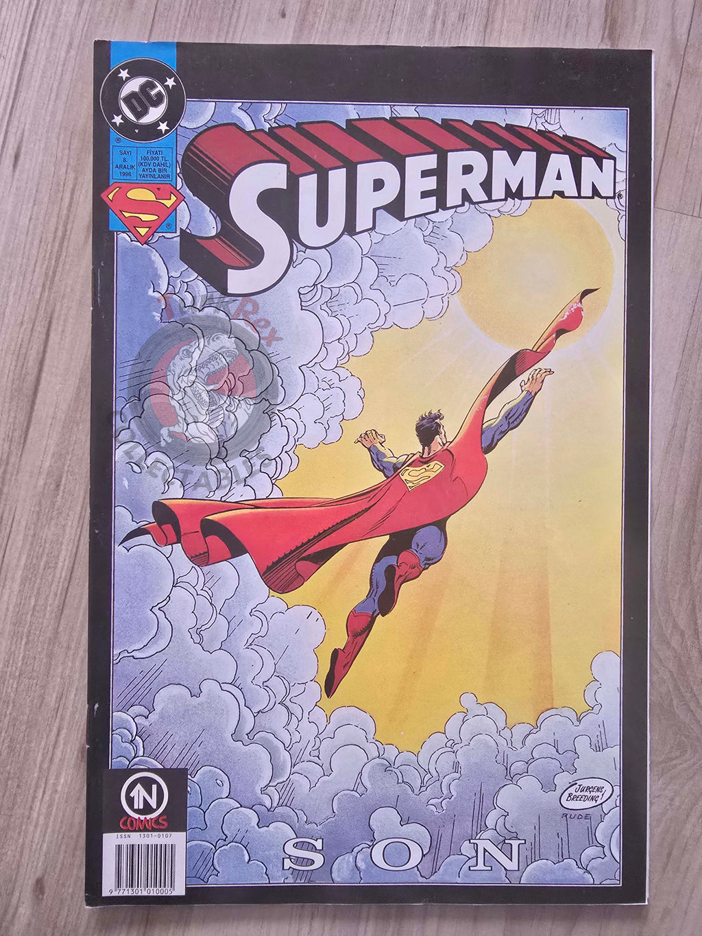 Superman #8 1996 Turkish Comic Turkey #77 The Adventures of #500