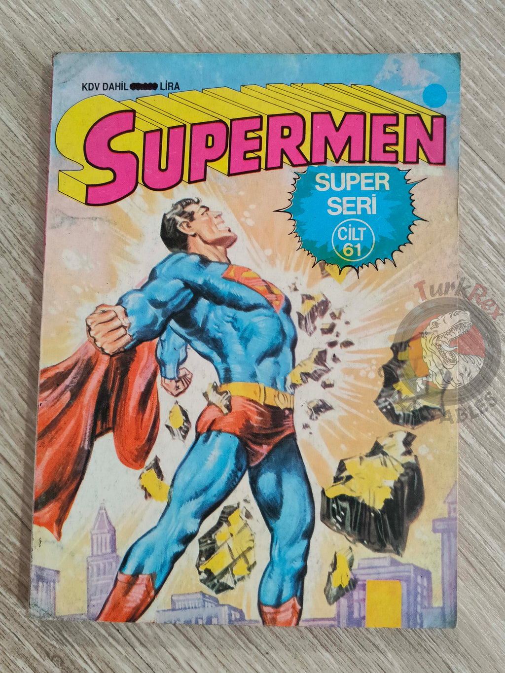 Superman Vol #61 1994 Turkish Comic Turkey Action Comics #484 Justice League of America