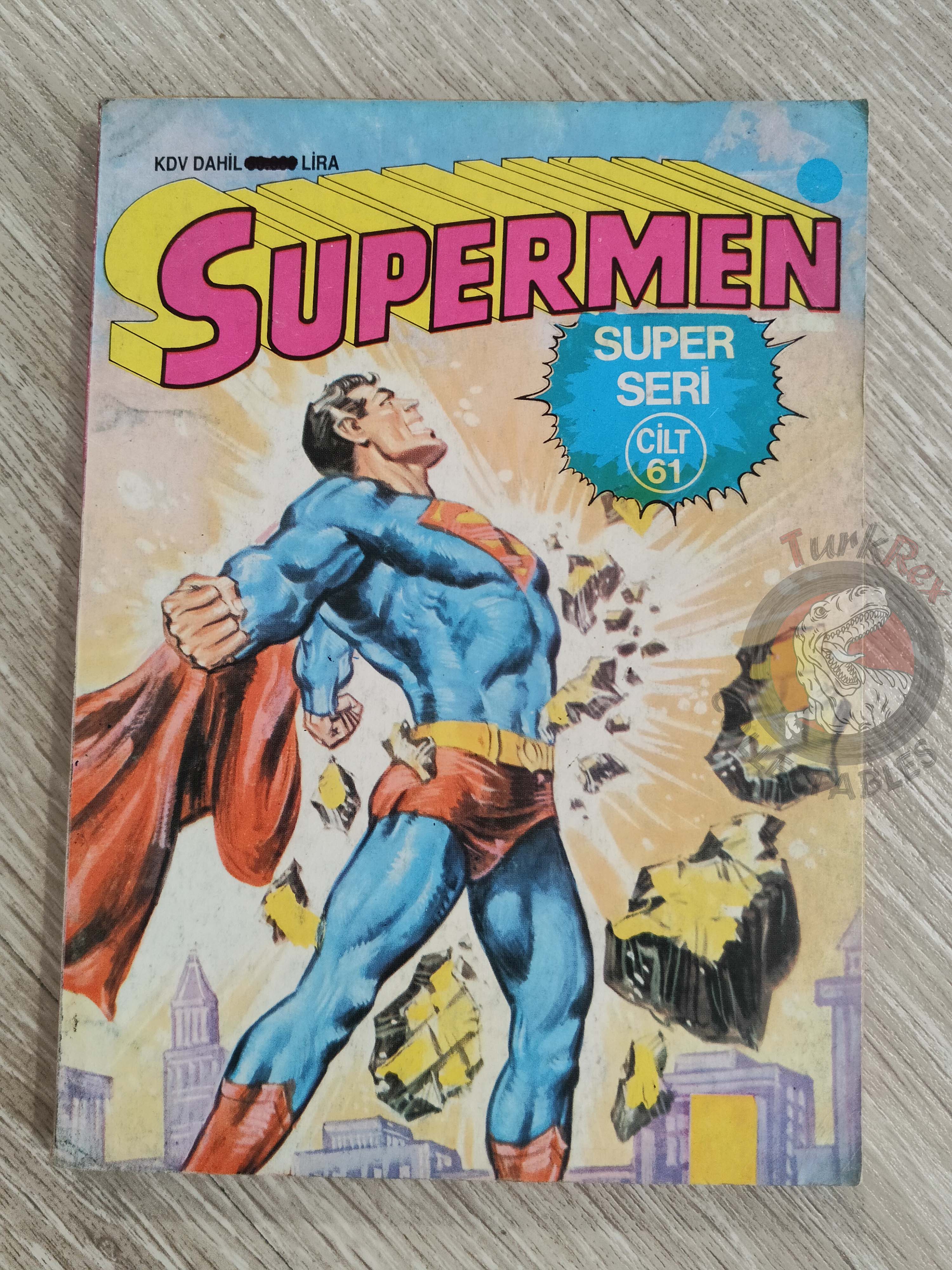 Superman Vol #61 1994 Turkish Comic Turkey Action Comics #484 Justice League of America