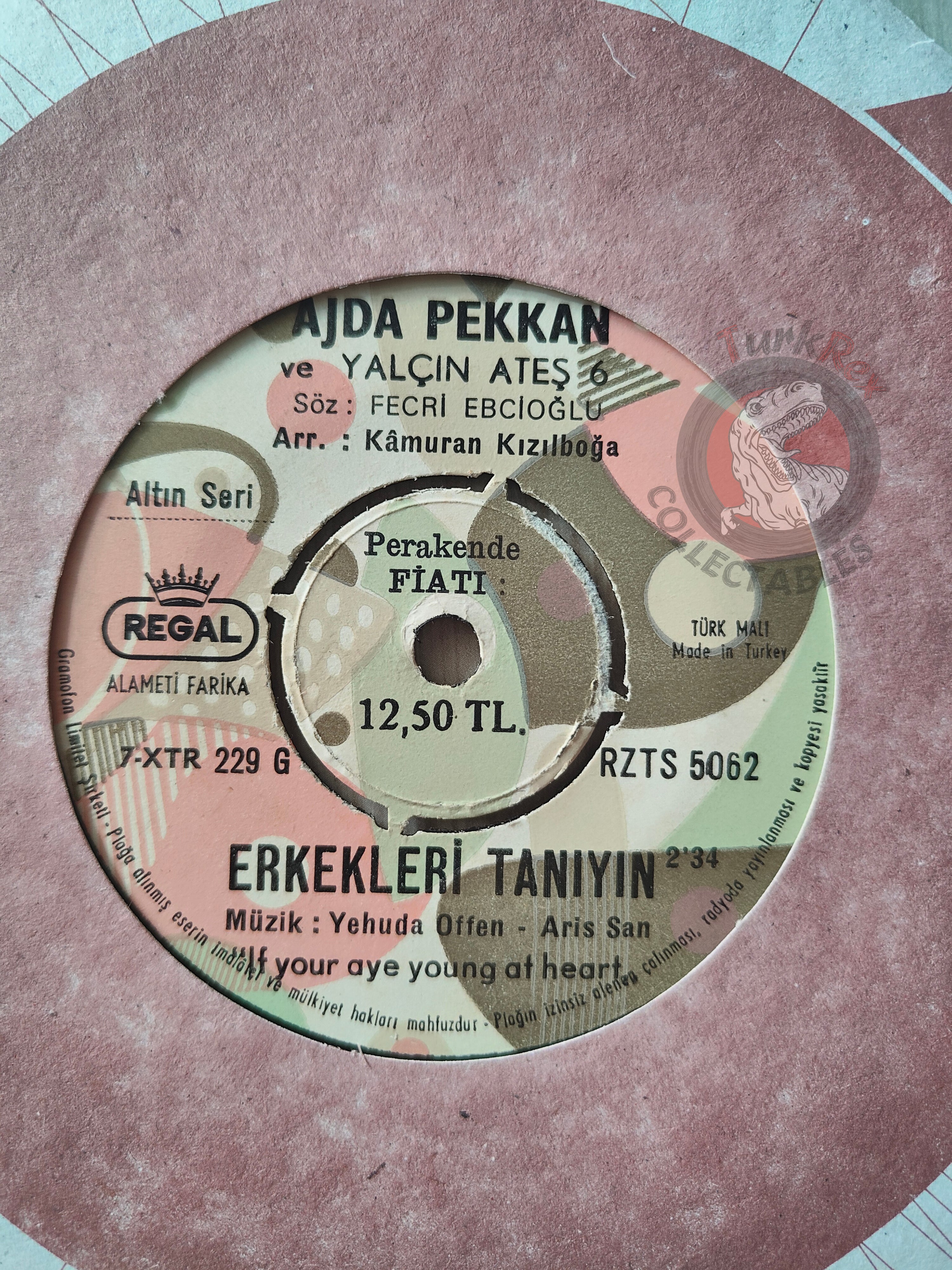 Ajda Pekkan – İki Yüzlü Aşk 7" Turkish Pressing Vinyl Turkey Edition