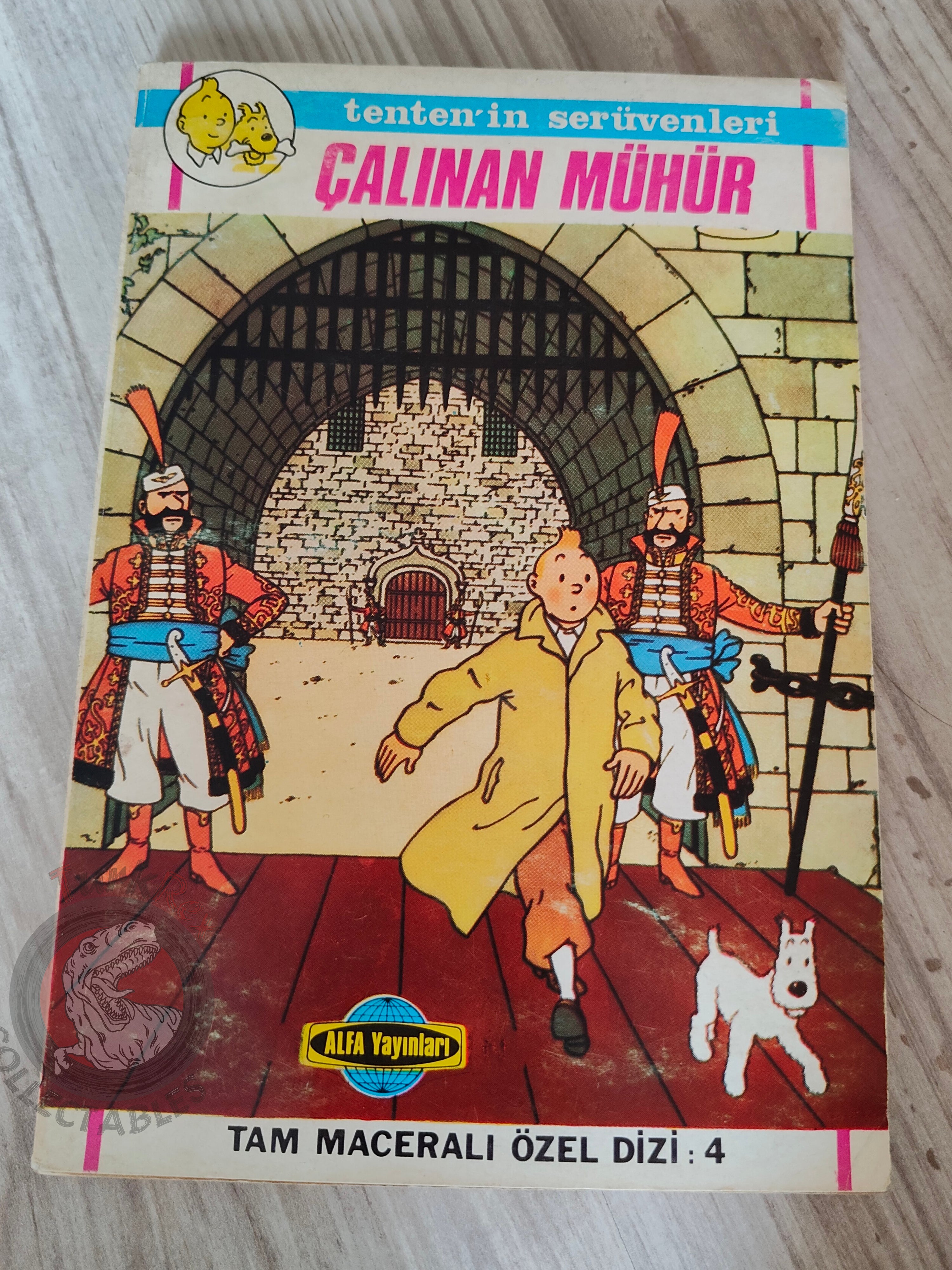 Tintin – King Ottokar's Sceptre early 1980s Turkish Edition Comic Turkey 1