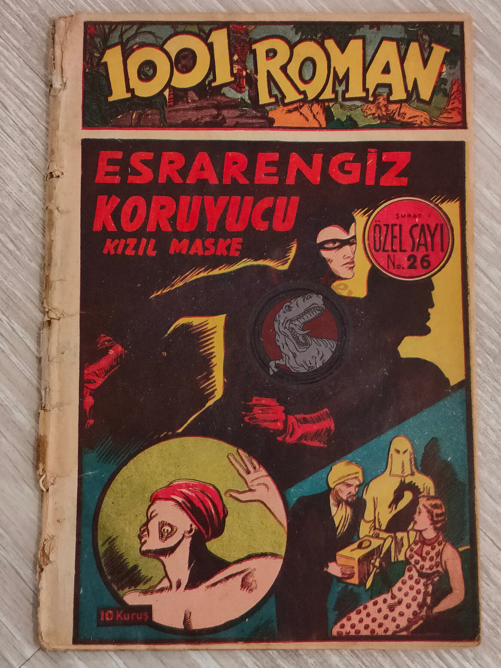 1001 Roman 1942 The Phantom - The Singh Brotherhood Turkish Comic Mag Turkey