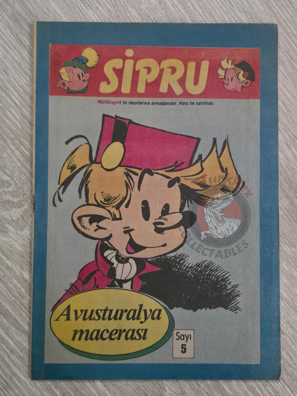 Spirou & Fantasio #5 Aventure en Australie 1989 Turkish Comic Turkey