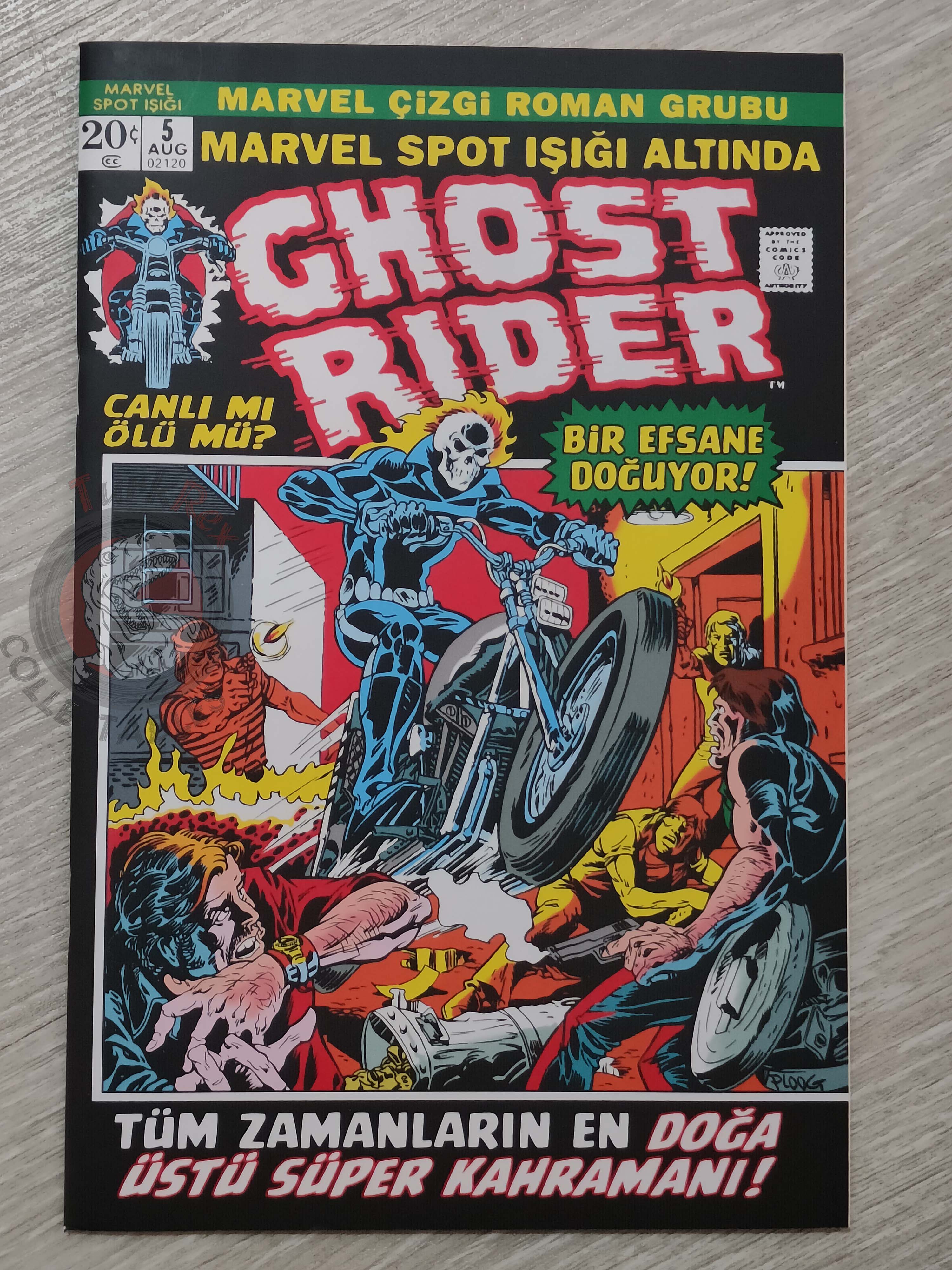 Marvel Spotlight on Ghost Rider #5 Turkish Comic Turkey
