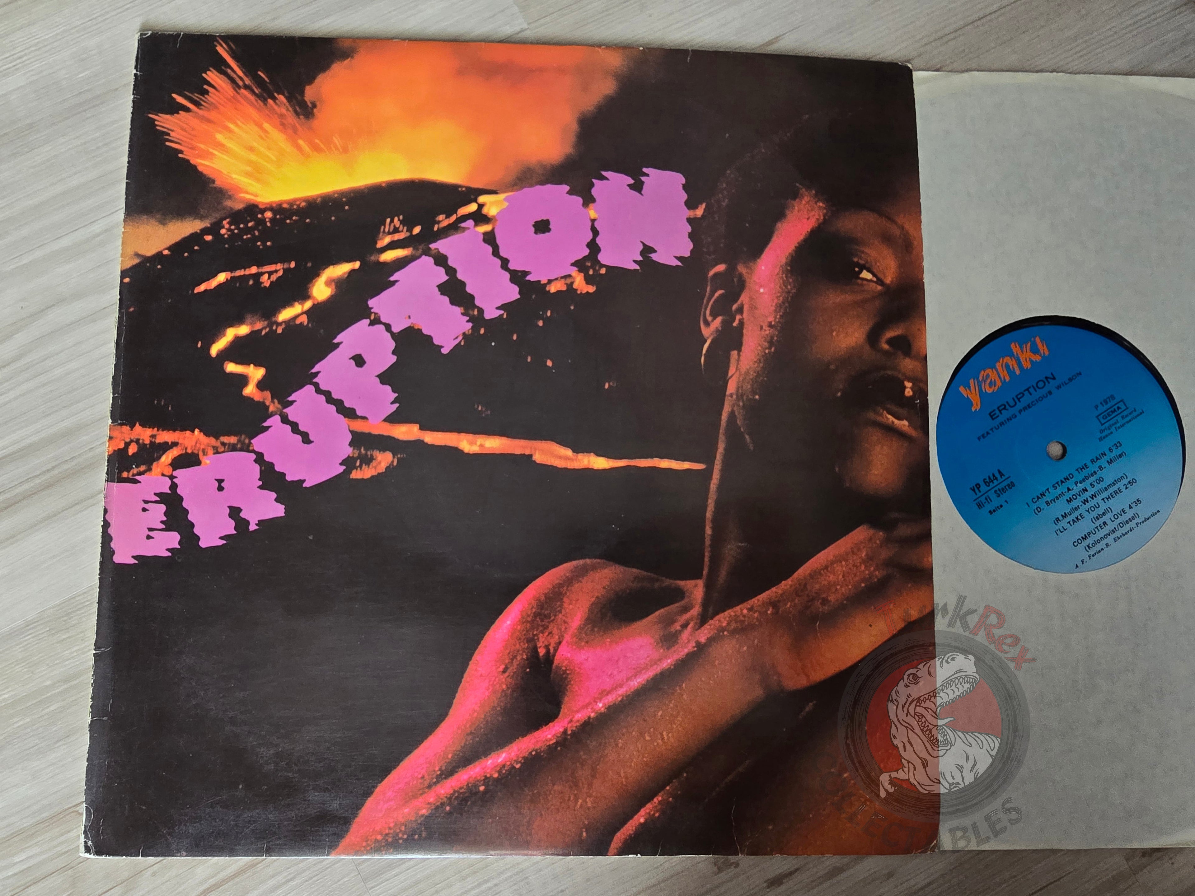 Eruption Featuring Precious Wilson – Eruption Turkish Pressing Vinyl Turkey Edition