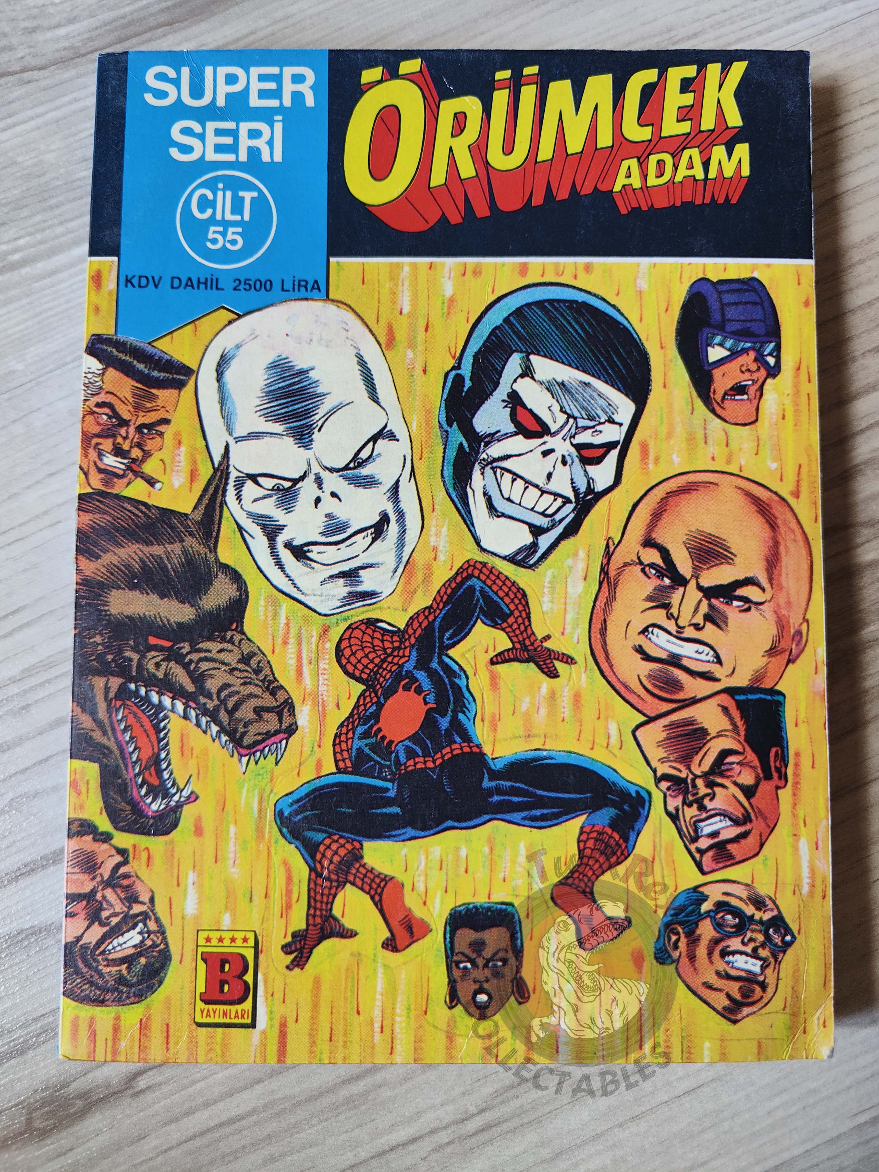 Spider-Man Vol #55 Turkish Comic Turkey Amazing #272 #273 Spectacular #111 Indiana Jones