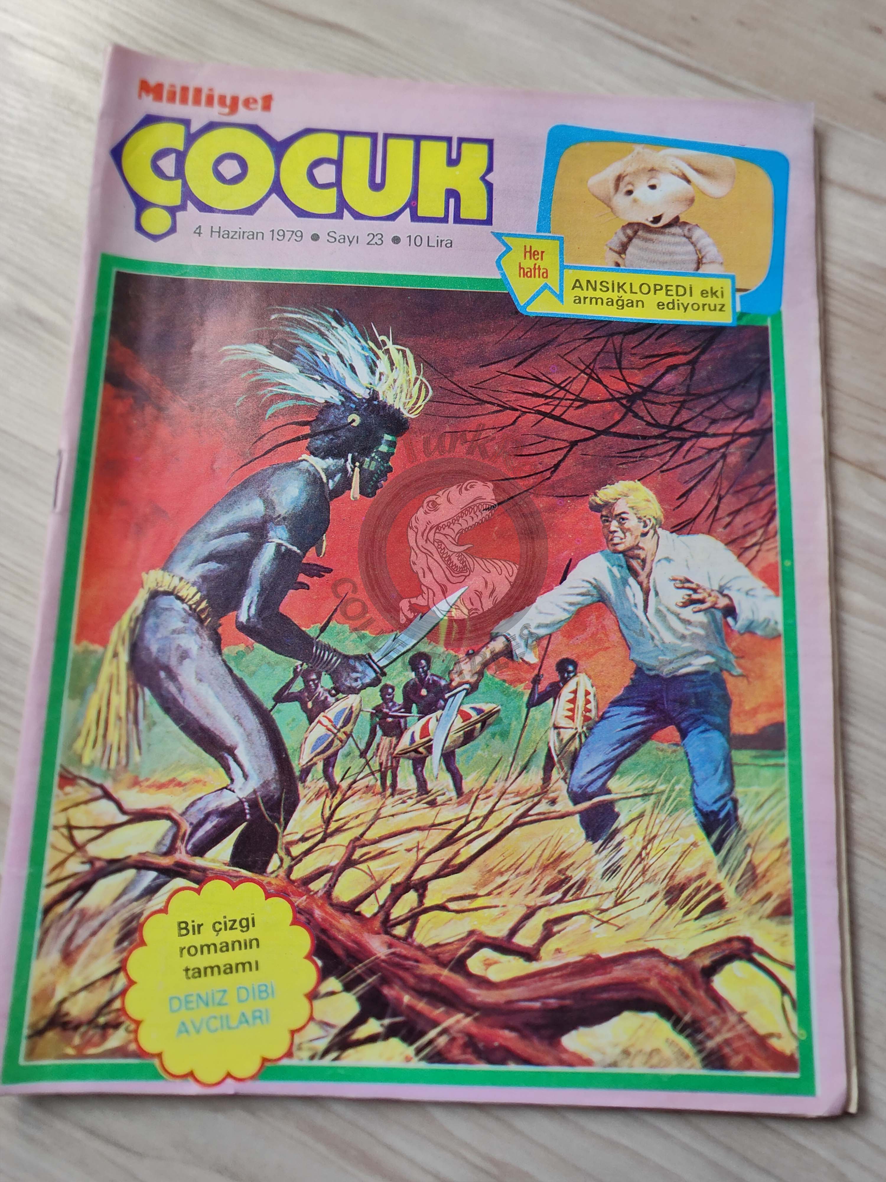 Milliyet Çocuk #23 1979 Turkish Comic Turkey Joyas Literarias Juveniles #85 Emilio Salgari