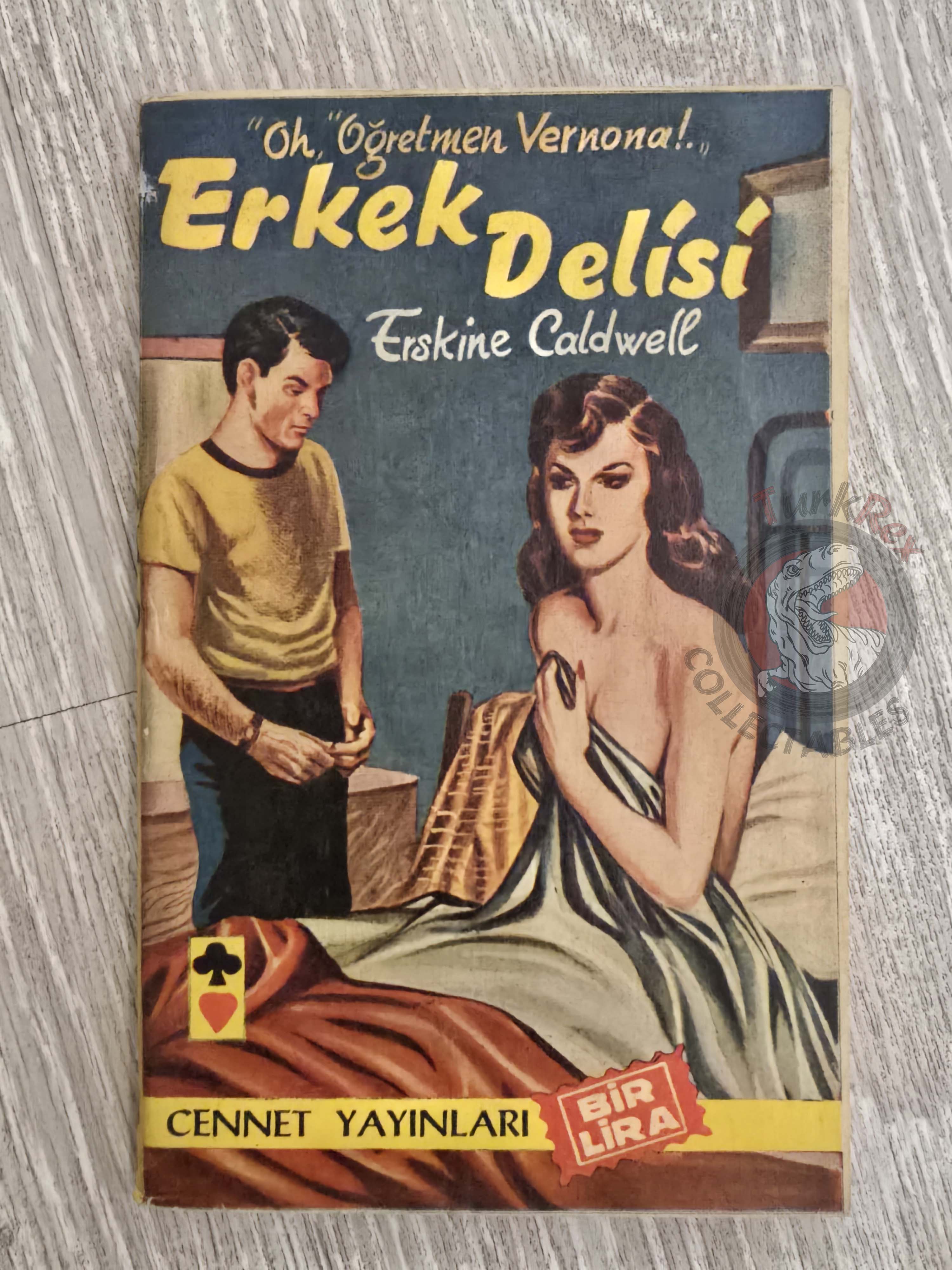 Erskine Caldwell – Episode in Palmetto 1953 1st Turkish Book Turkey