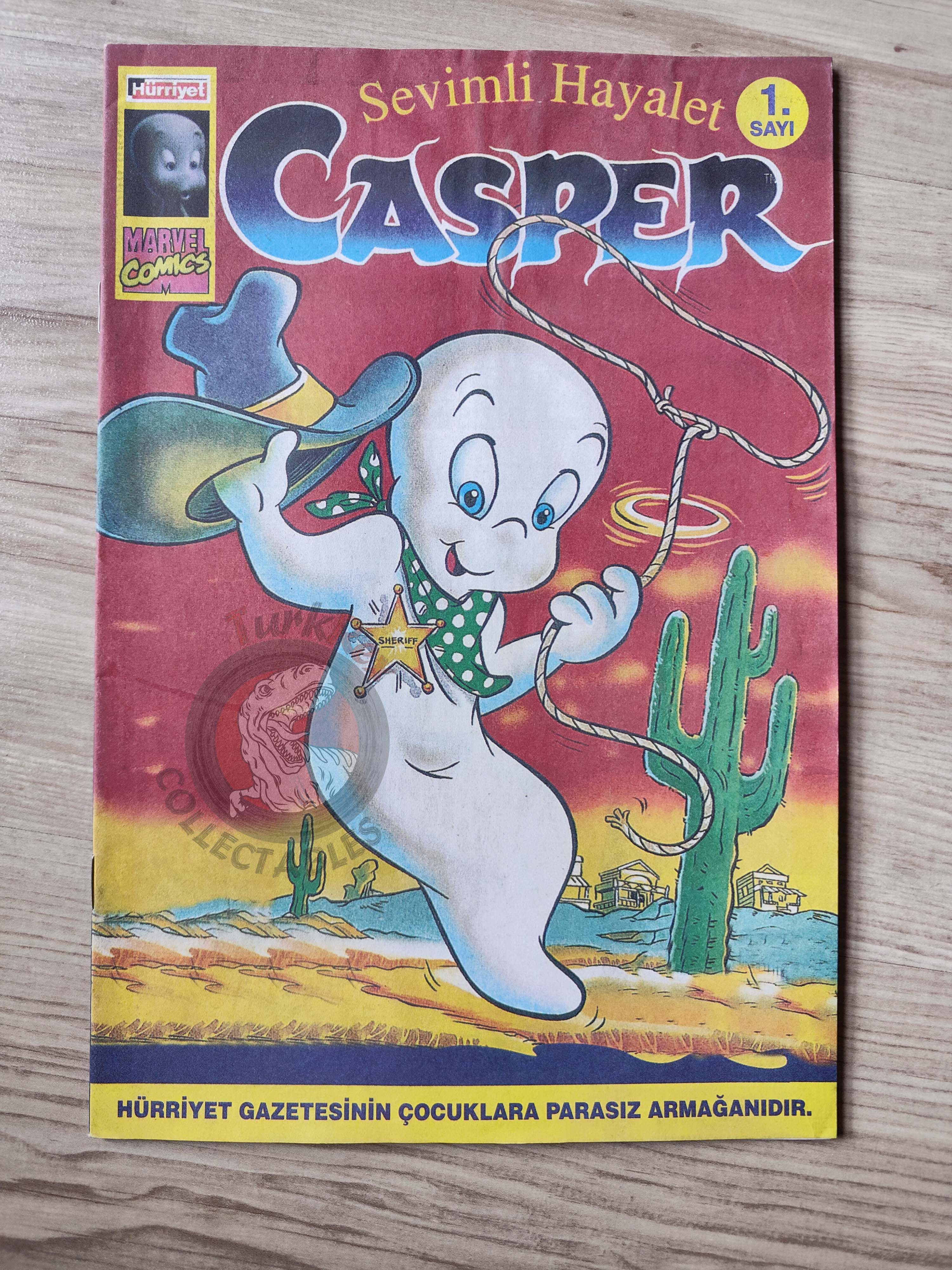 Casper the Friendly Ghost – Issue #1 1996 Turkish Comic Turkey
