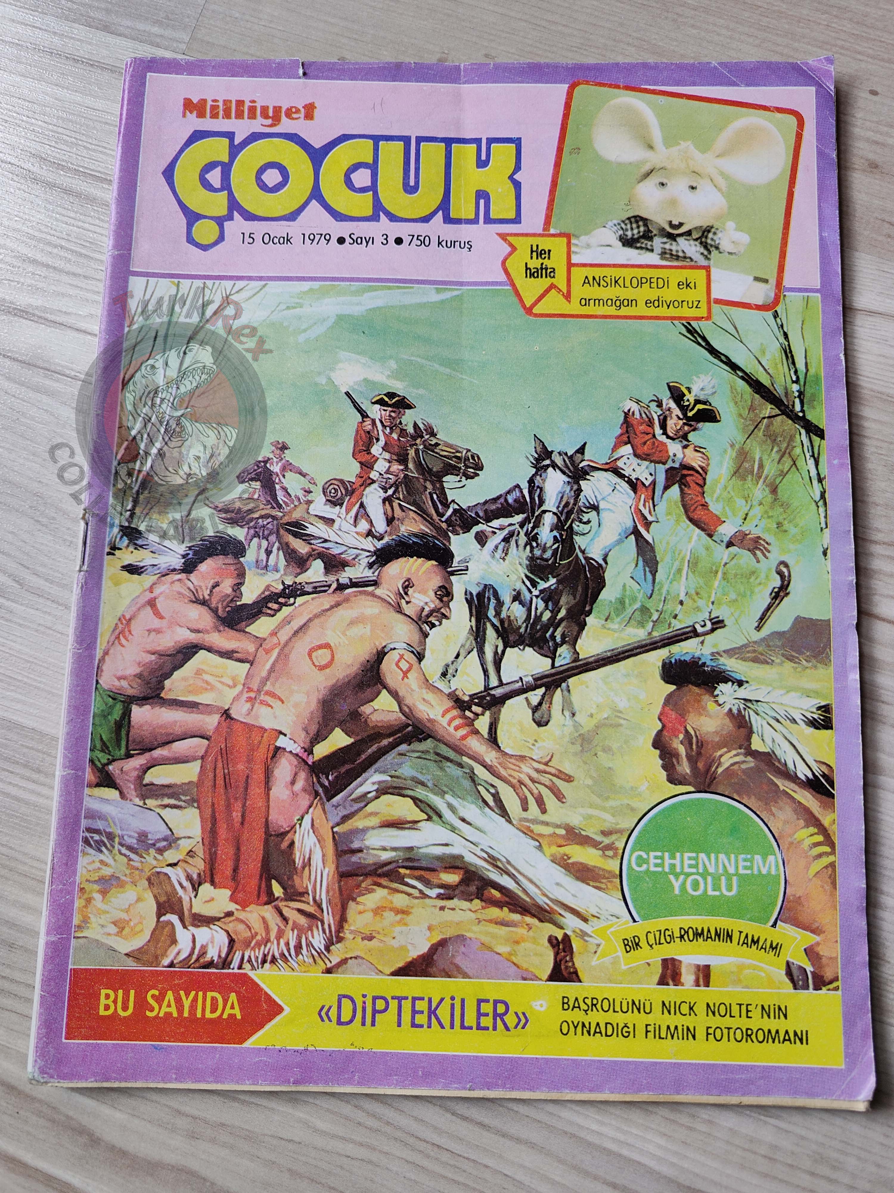 Milliyet Çocuk #3 1979 Turkish Comic Turkey Joyas Literarias Juveniles #37 Howard Stanley