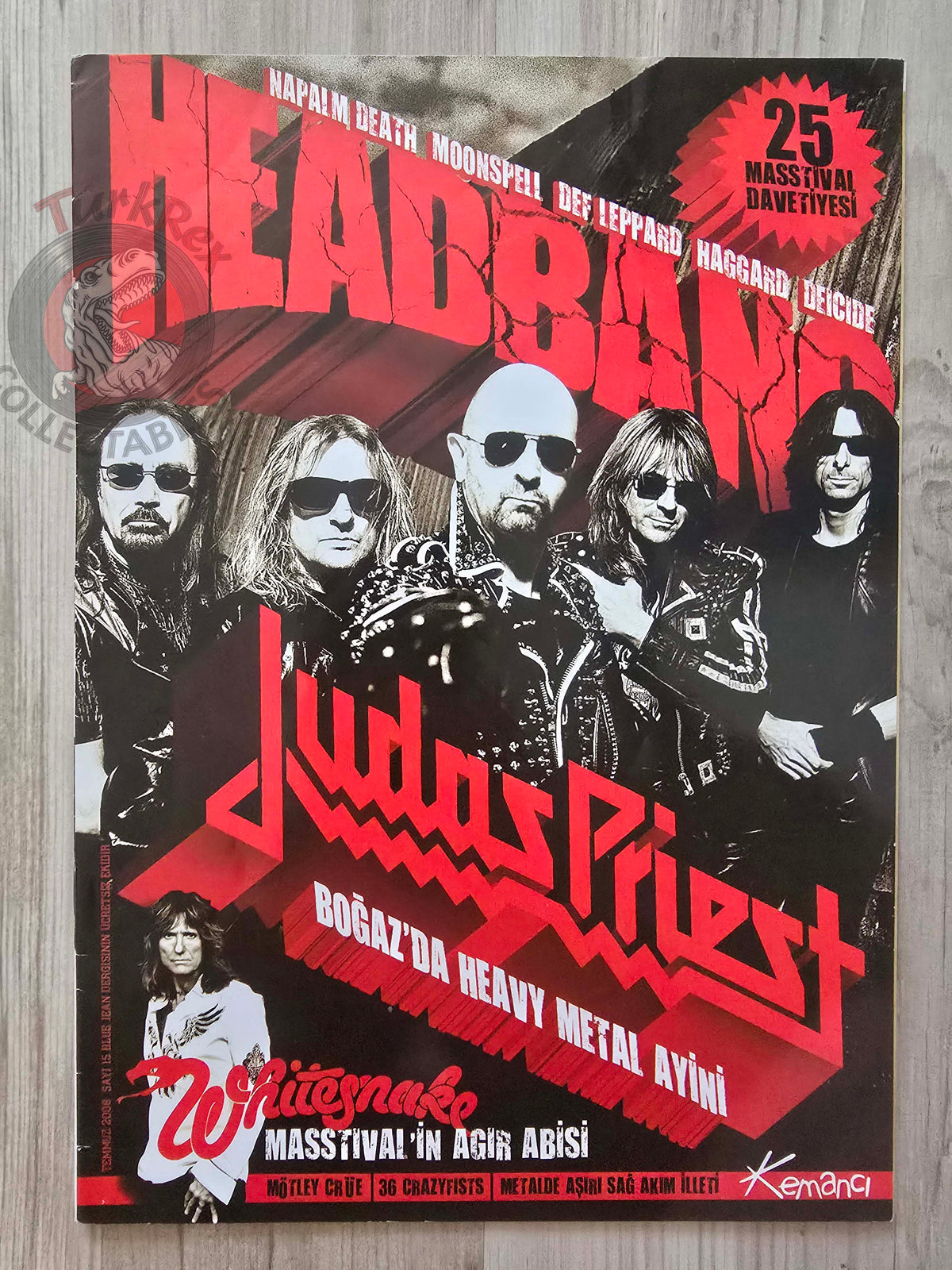 Headbang 2008 Judas Priest Turkish Mag Turkey Def Leppard Whitesnake Mötley Crüe Whitesnake