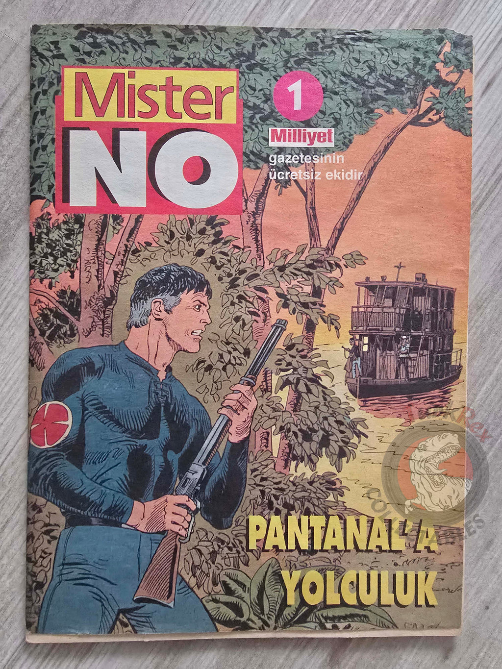 Mister No #1 1990s Sfida al Pantanal #155 Turkish Comic Turkey Bonelli