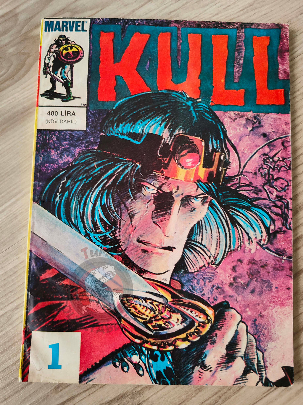 Kull the Conqueror #1 1988 Turkish Comic Turkey #9 SSOC #3