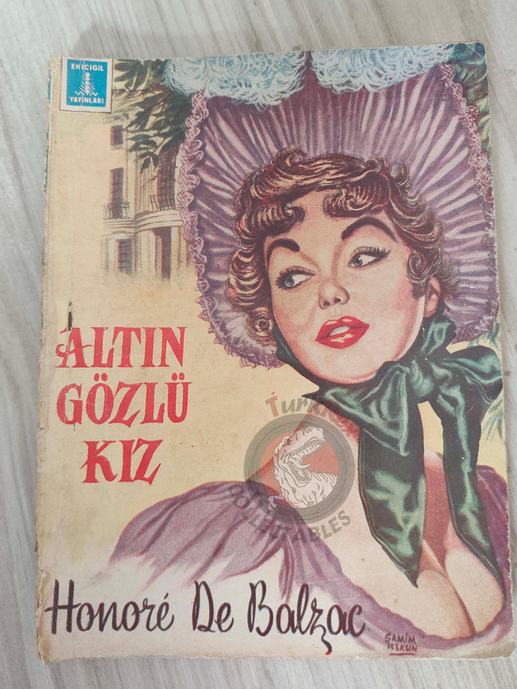Honoré de Balzac – The Girl with the Golden Eyes 1955 1st Turkish Book Turkey