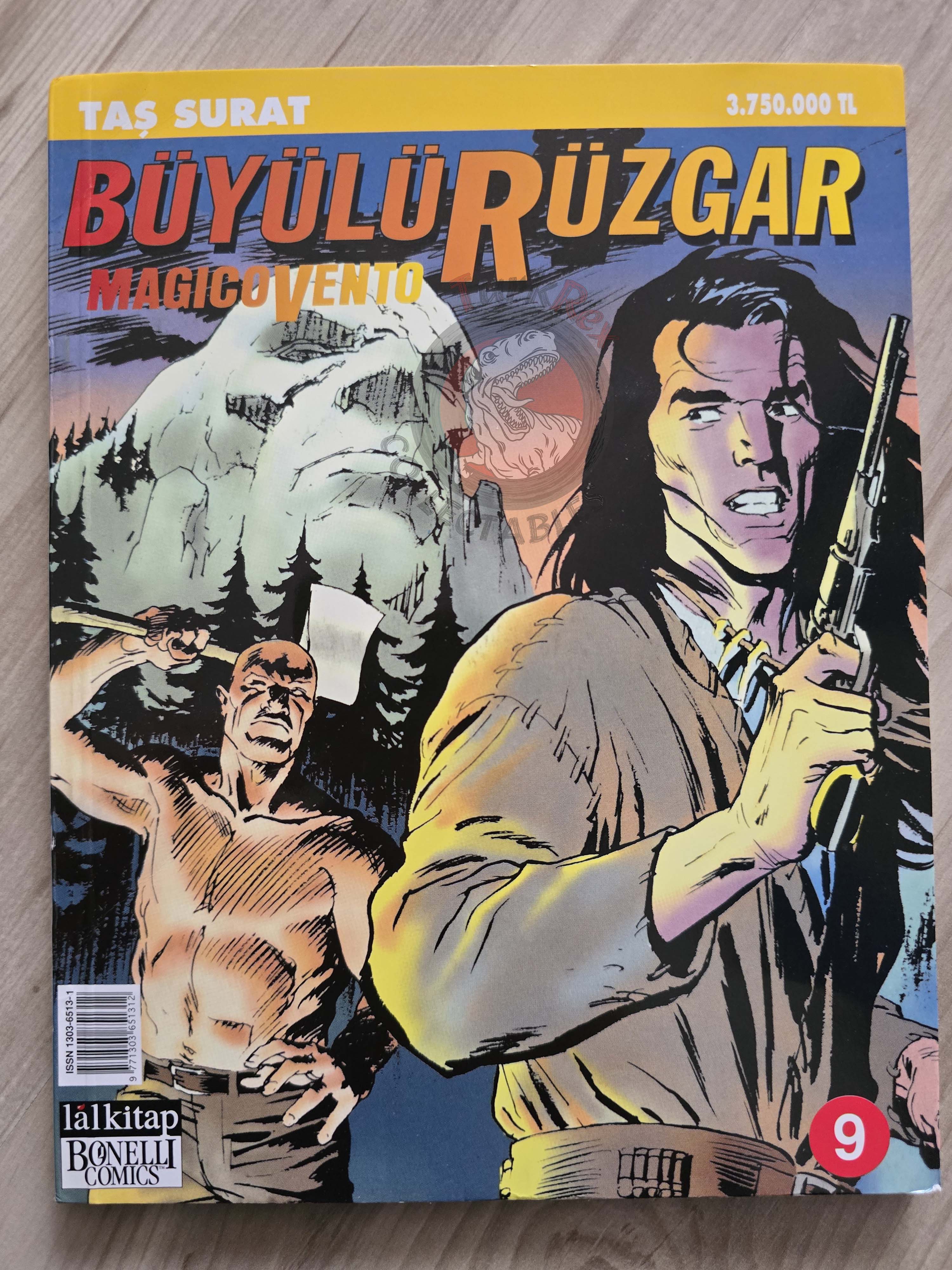 Magico Vento #9 Faccia Di Pietra 2003 Turkish Comic Turkey Bonelli