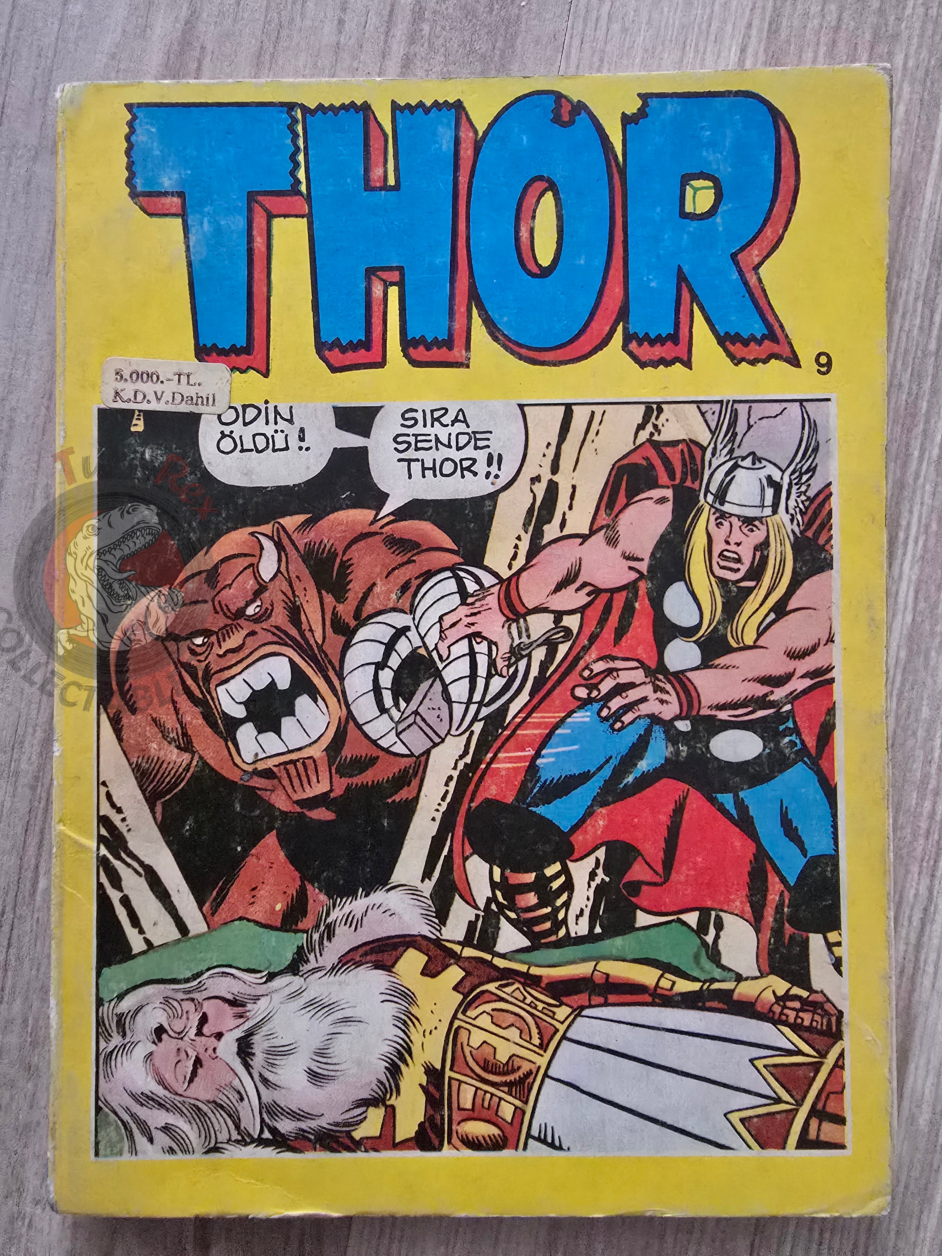 Thor Vol #9 1988 Turkish Comic Turkey The Mighty Thor #242–250 cover #198