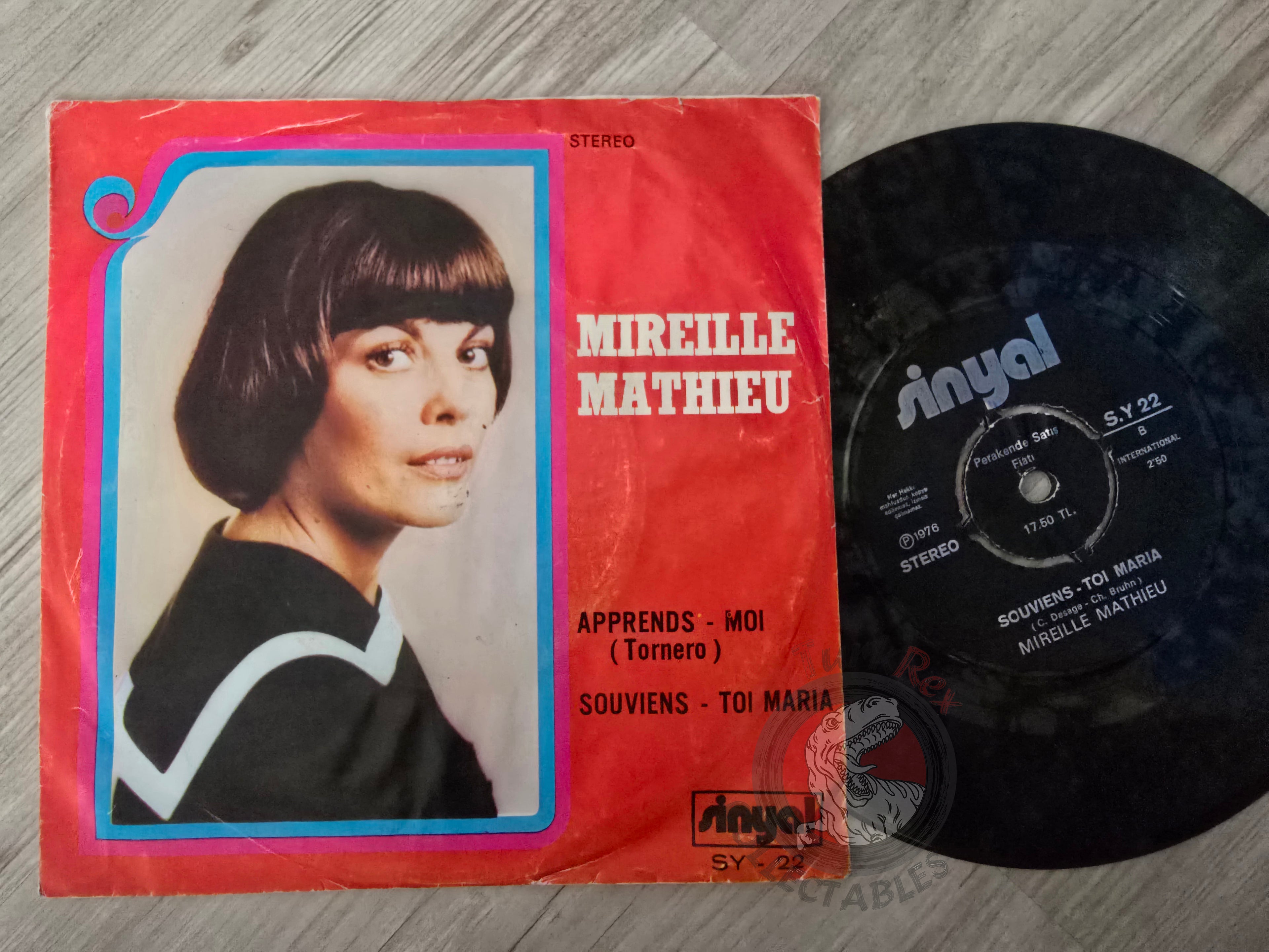 Mireille Mathieu – Apprends - Moi 7" Turkish Pressing Vinyl Turkey Edition