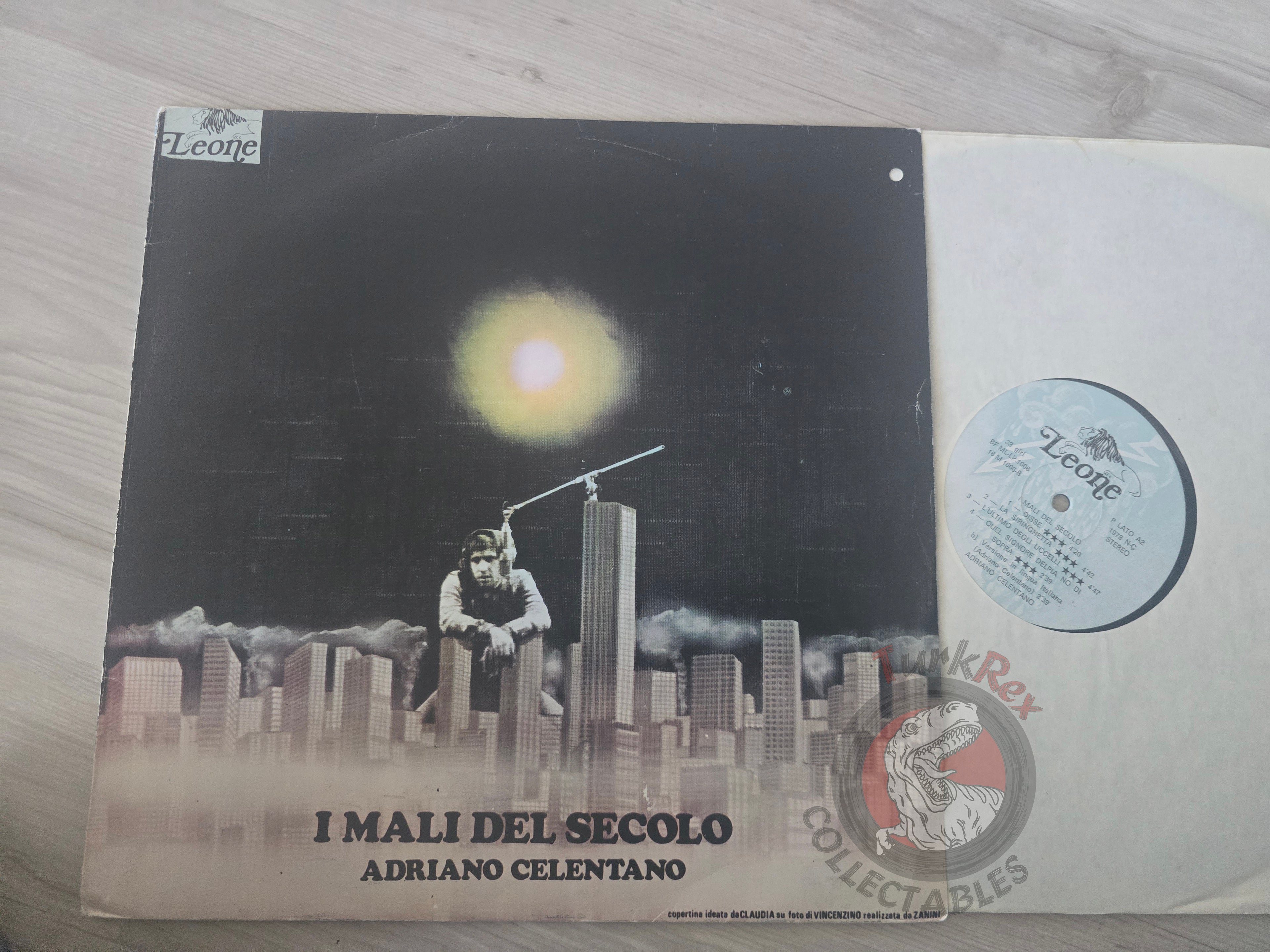 Adriano Celentano – I Mali Del Secolo Turkish Pressing Vinyl Turkey Edition