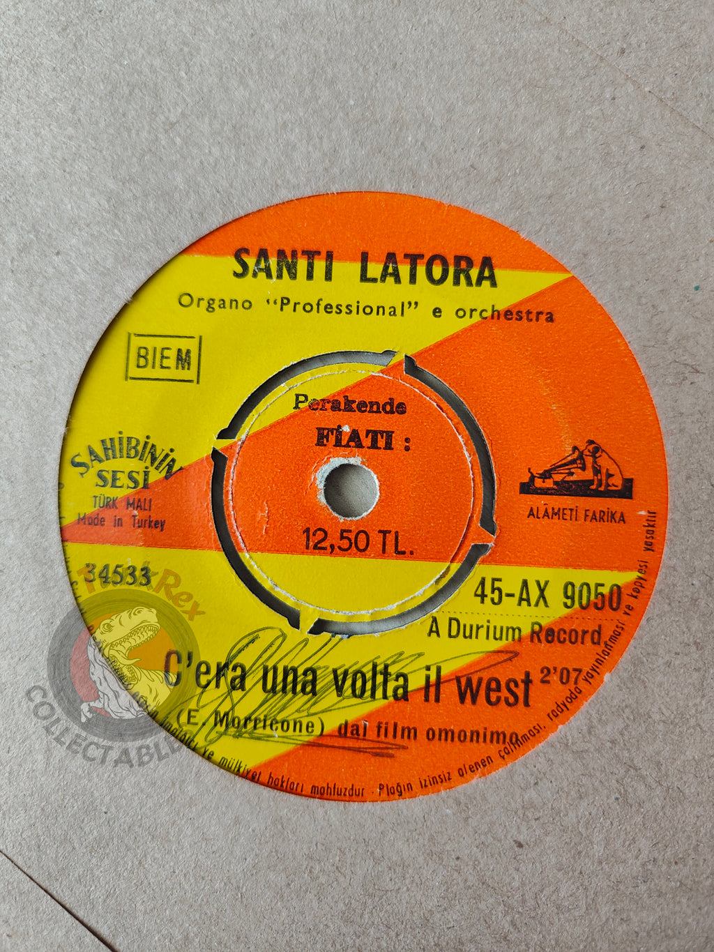 Santi Latora Organo – La Lezione Particolare 7" Turkish Pressing Vinyl Turkey Edition