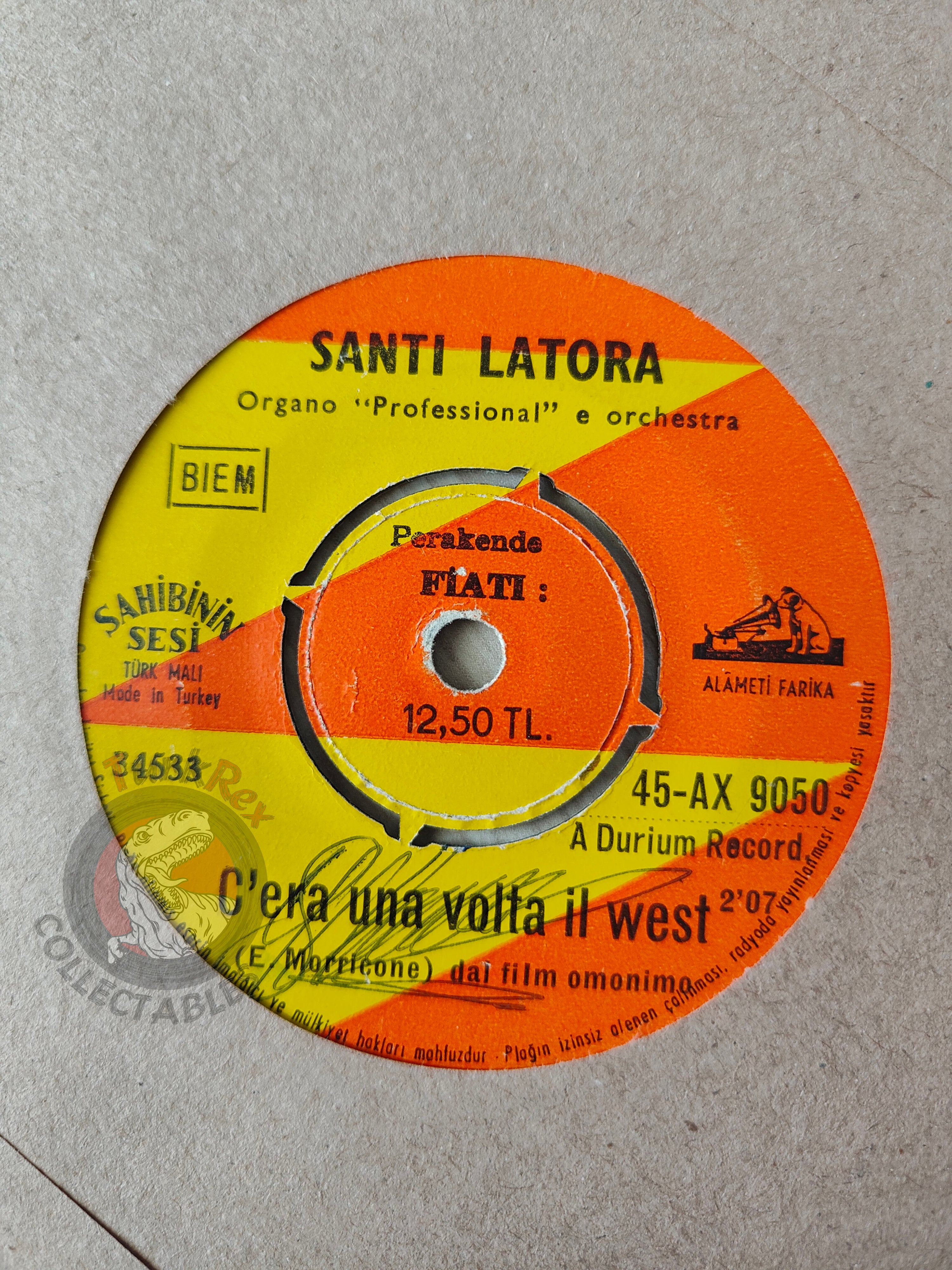 Santi Latora Organo – La Lezione Particolare 7" Turkish Pressing Vinyl Turkey Edition
